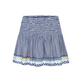 Can't Find Me Love Long Hide Out Smocked Falda Mujeres - azul oscuro, blanco