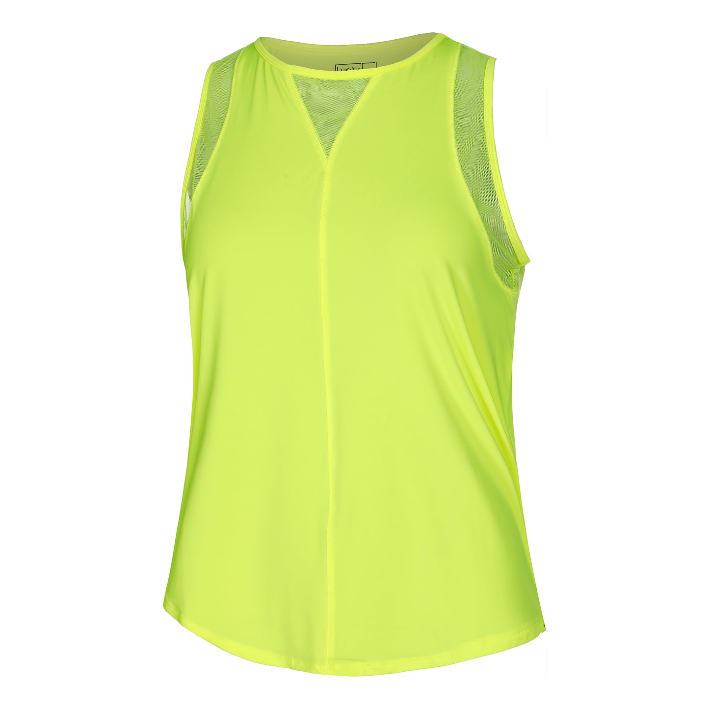 Lucky in Love Chill Out Camiseta de tirantes Mujeres - amarillo neón