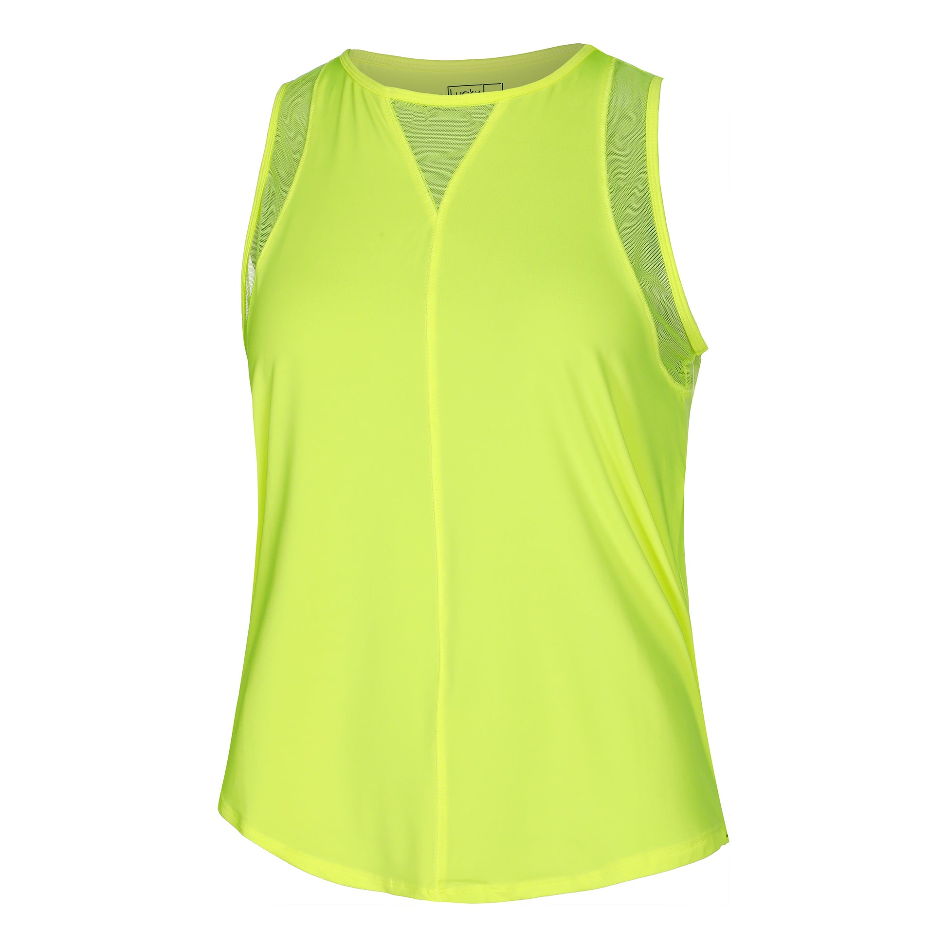 Lucky in Love Chill Out Camiseta de tirantes Mujeres - amarillo neón