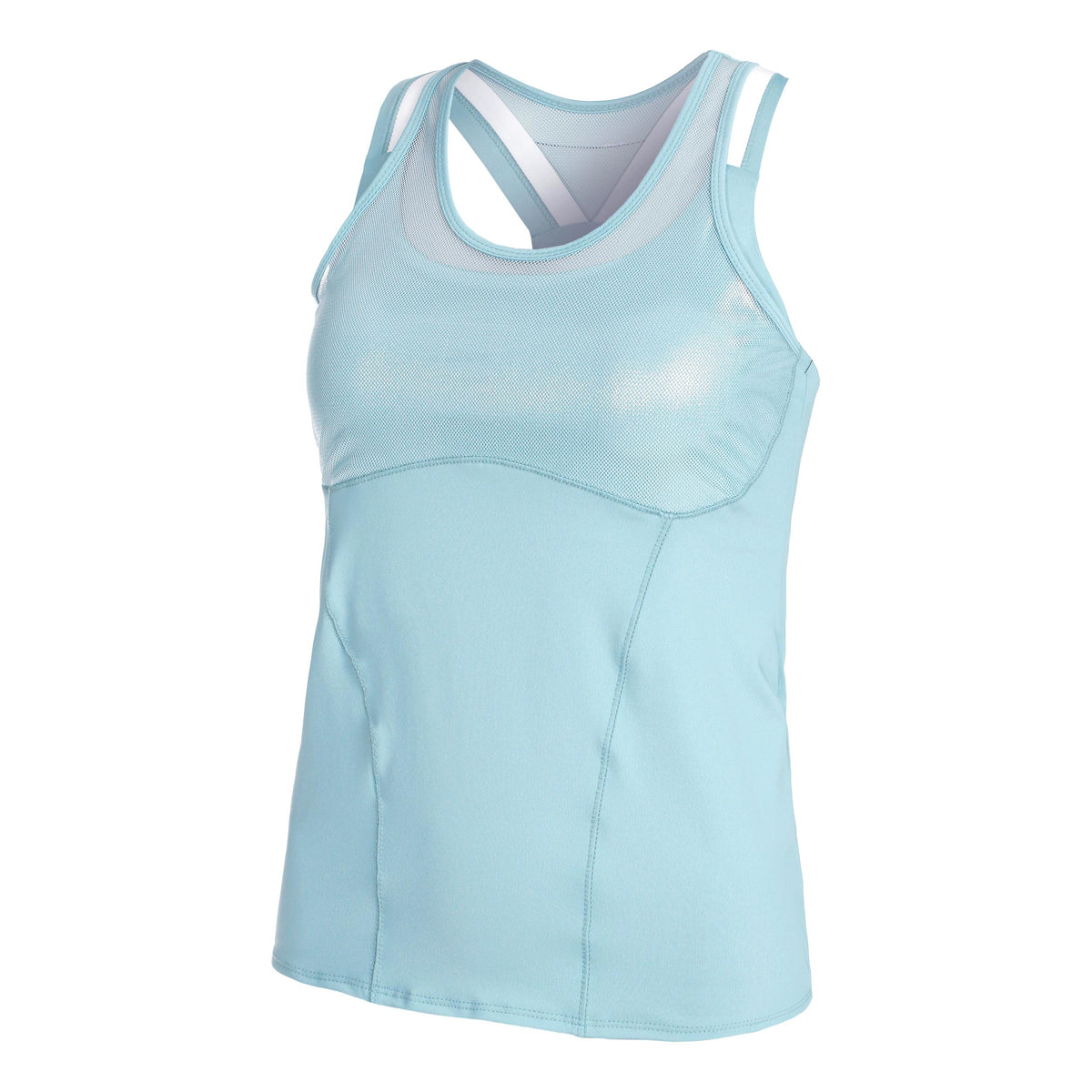 Lucky in Love Feelin Mesh with Bra Camiseta de tirantes Mujeres - turquesa, multicolor