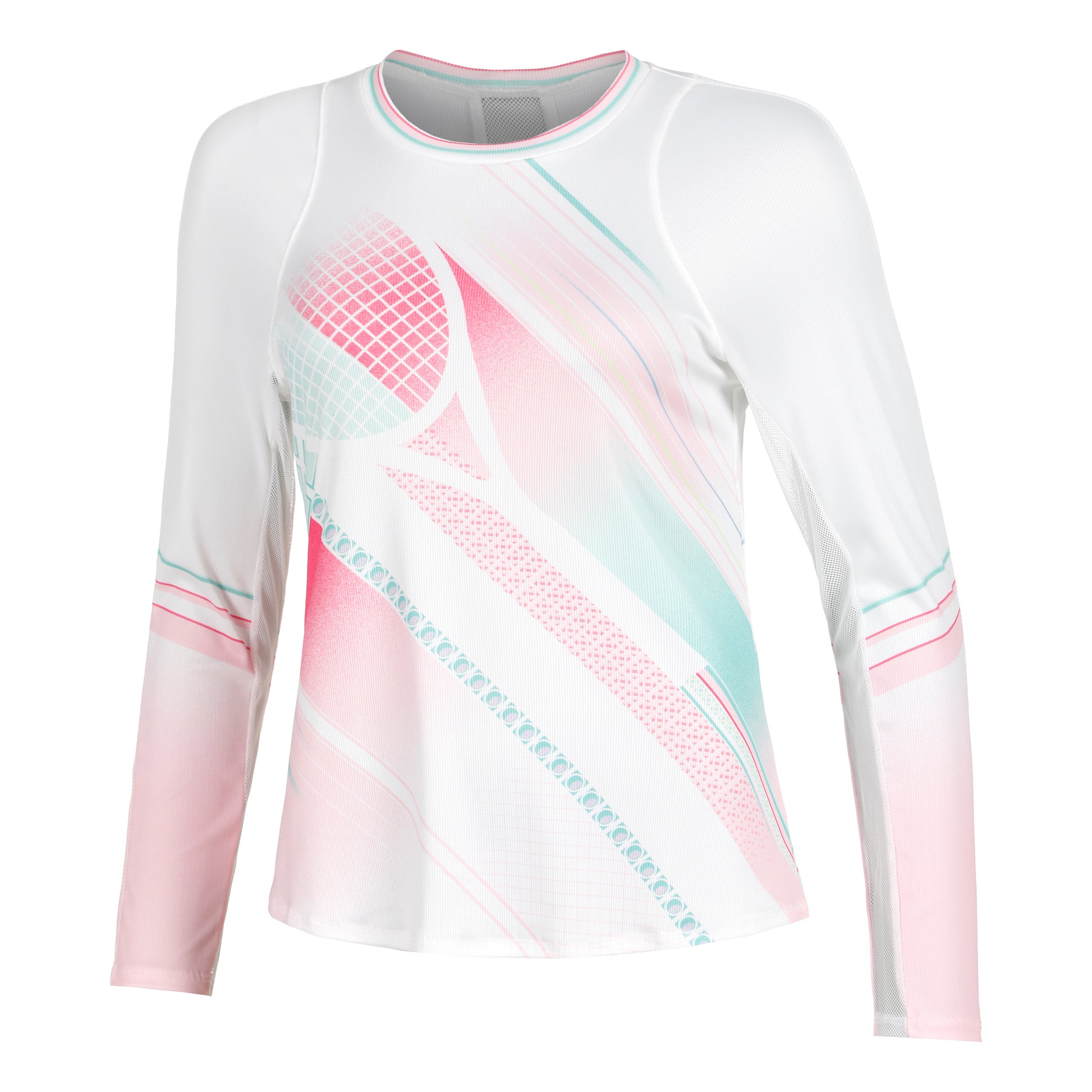 Lucky in Love Sun Beat Camiseta de manga larga Mujeres - blanco, multicolor