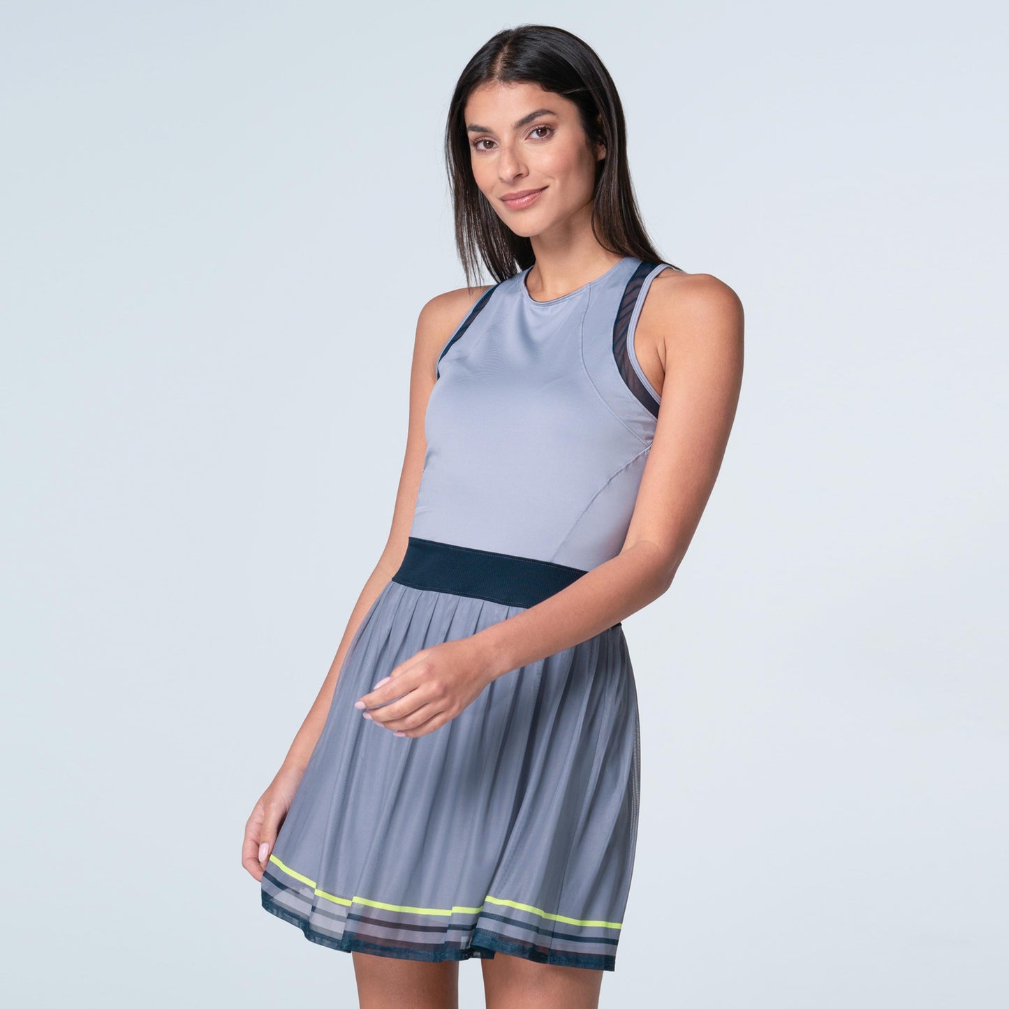 Lucky in Love Kinetic Energy Vestido Mujeres-Morado,Azul Oscuro