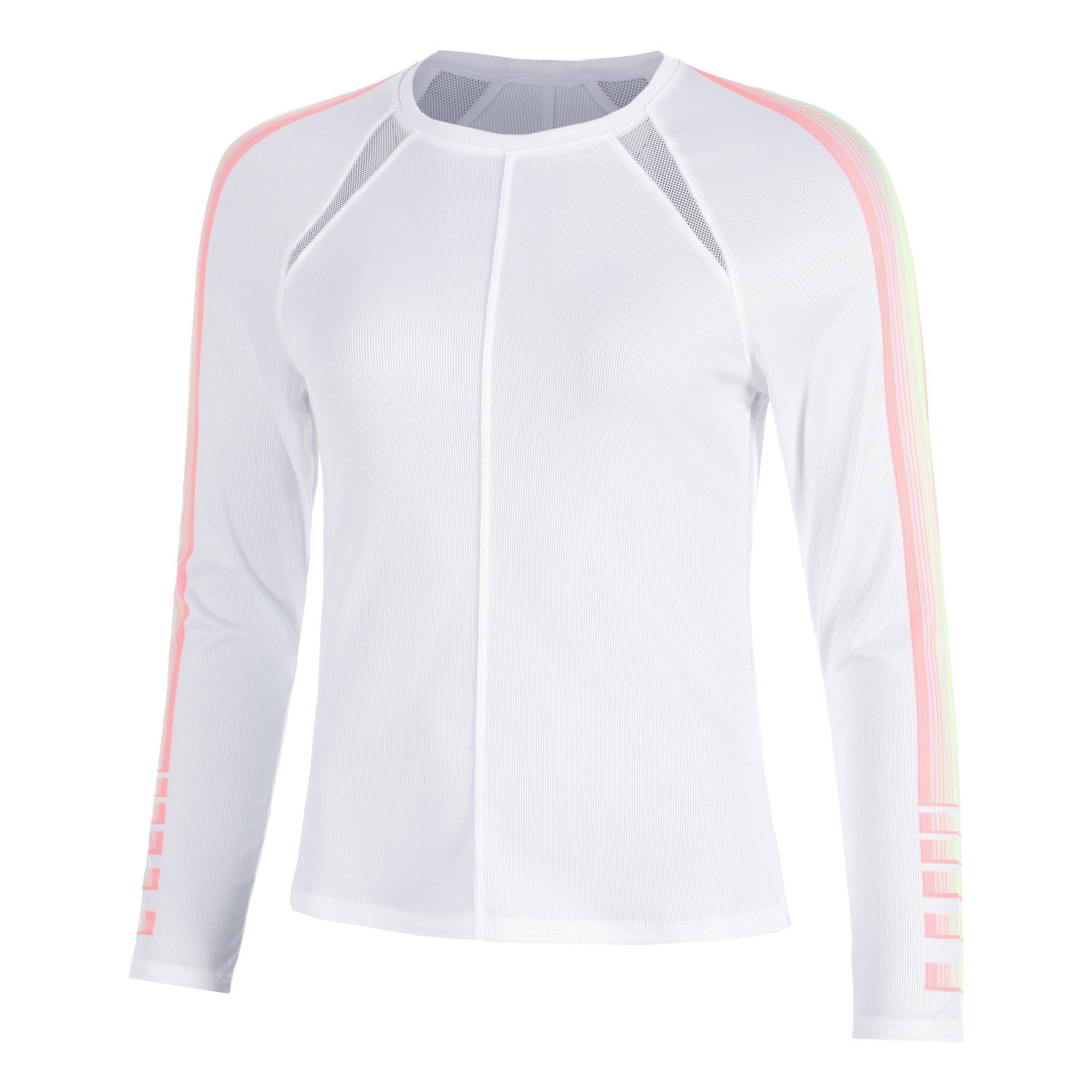 Lucky in Love Sunset Spin Camiseta De Manga Larga Mujeres-Blanco,Naranja