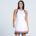 Kinetic Energy Vestido Mujeres-Blanco