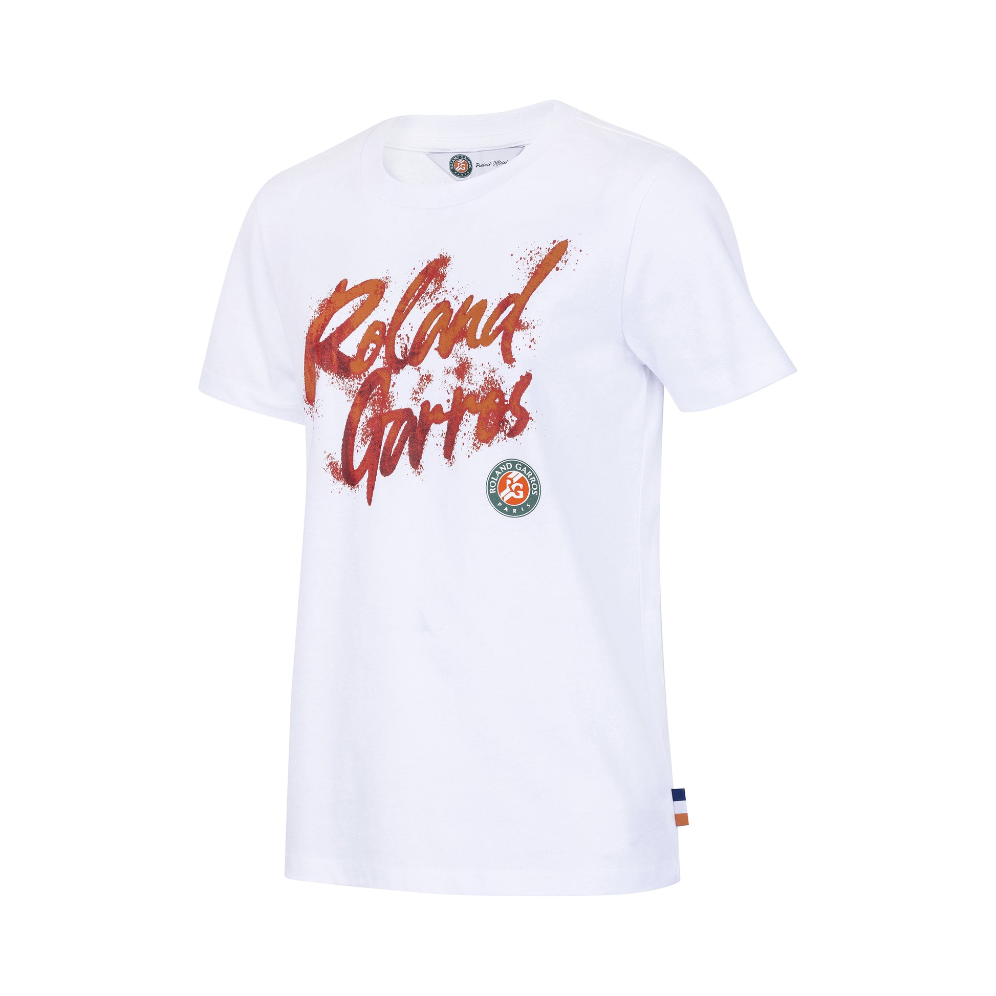 Roland Garros Camiseta De Manga Corta Niños-Blanco