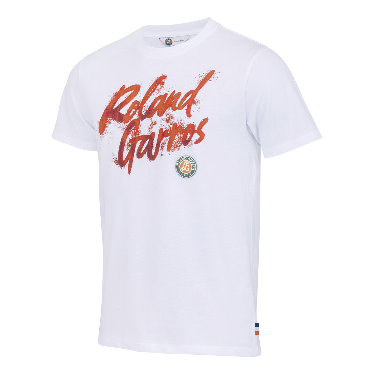 Roland Garros Camiseta De Manga Corta Hombres-Blanco