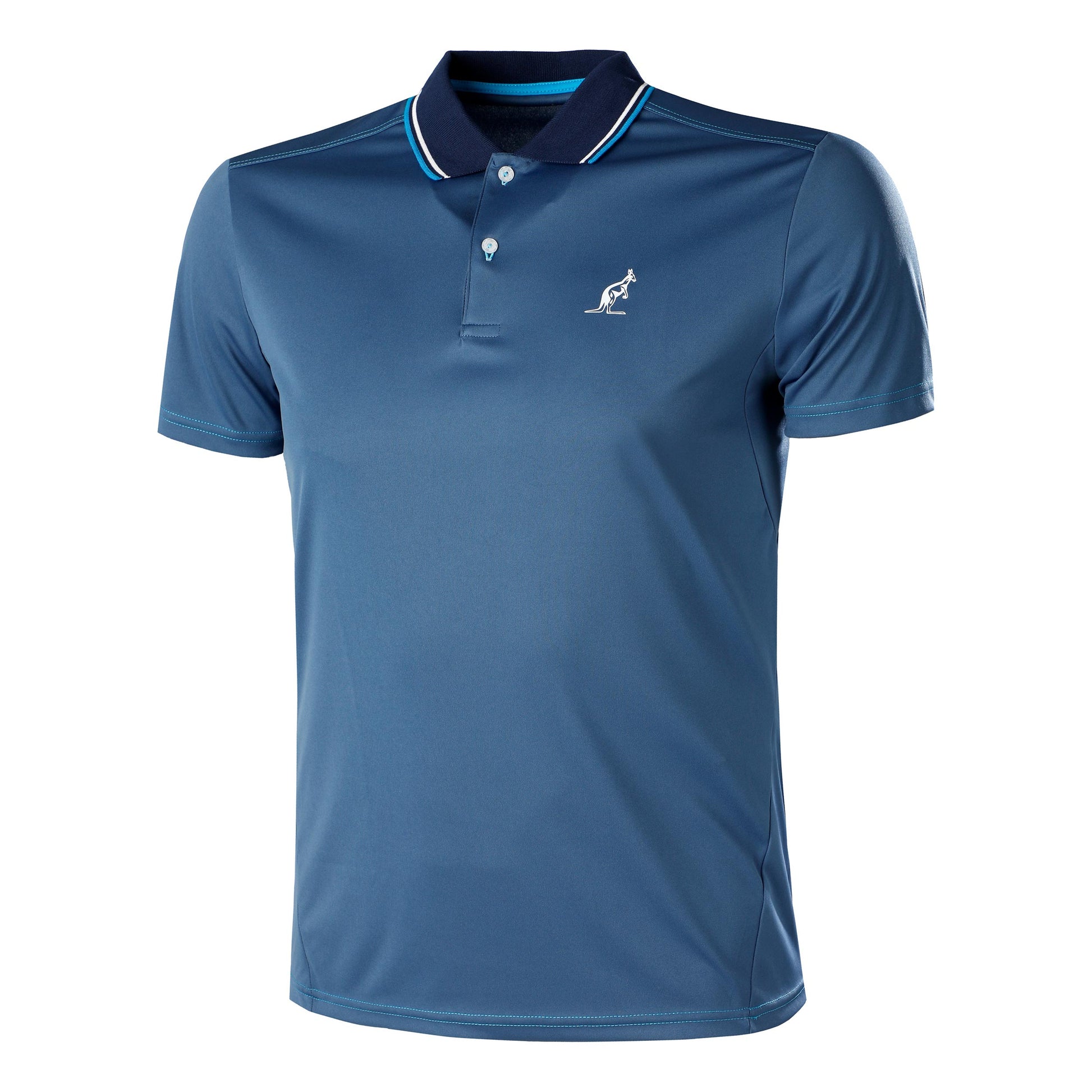 Australian Serve in Ace Polo Hombres - azul, negro