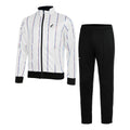 Stripe Double Chándal Hombres - blanco, negro