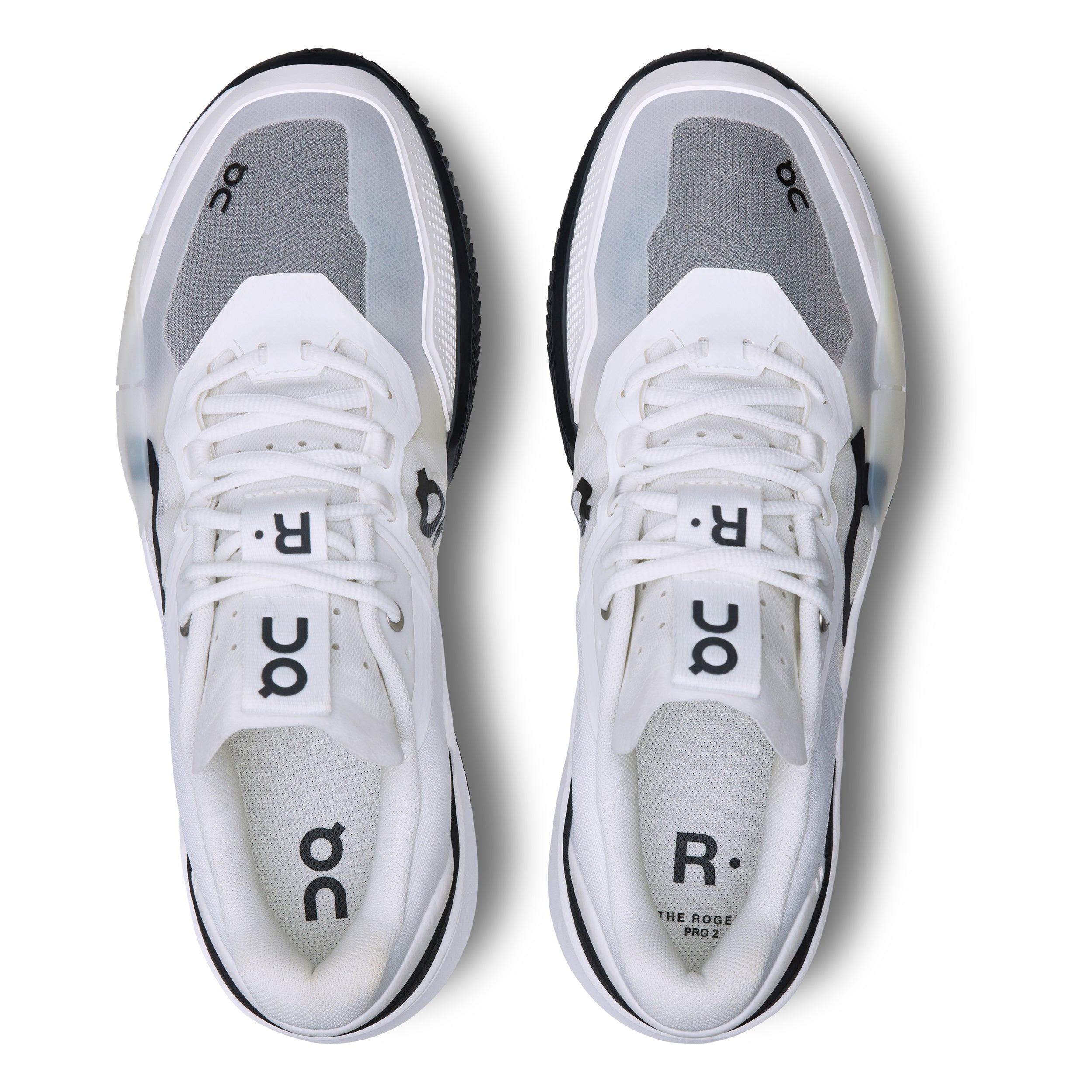The Roger Pro 2 Zapatilla Tierra Batida Hombres-Blanco,Negro