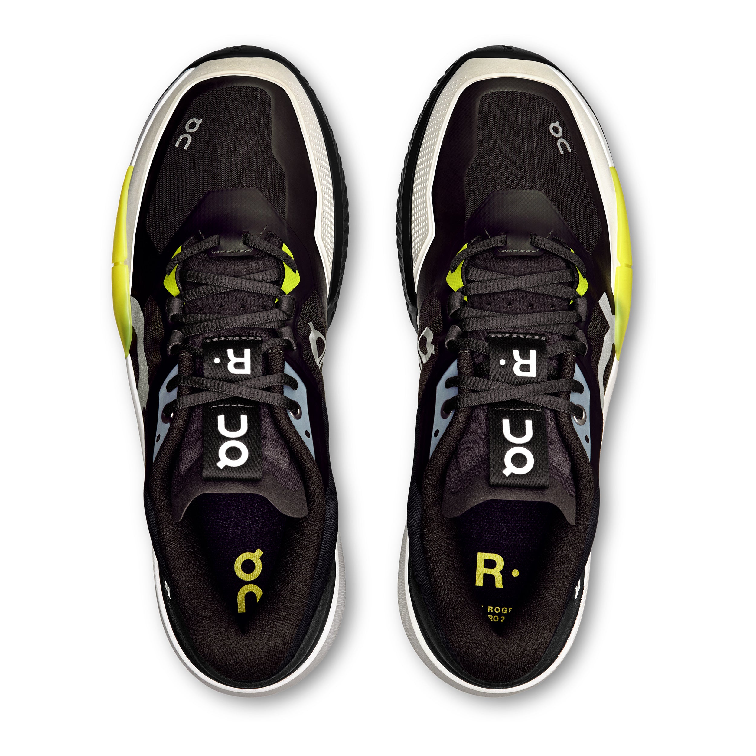 シューズ(男性用) on the roger pro 2 The Roger Pro 2 Zapatilla Tierra Batida Hombres-Negro,Amarillo
