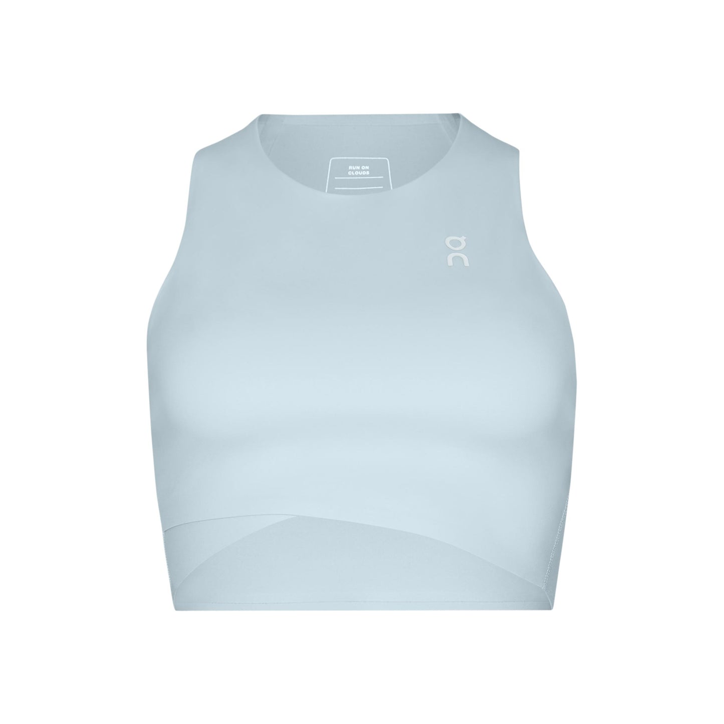 On Court Crop Camiseta De Tirantes Mujeres-Azul-gris
