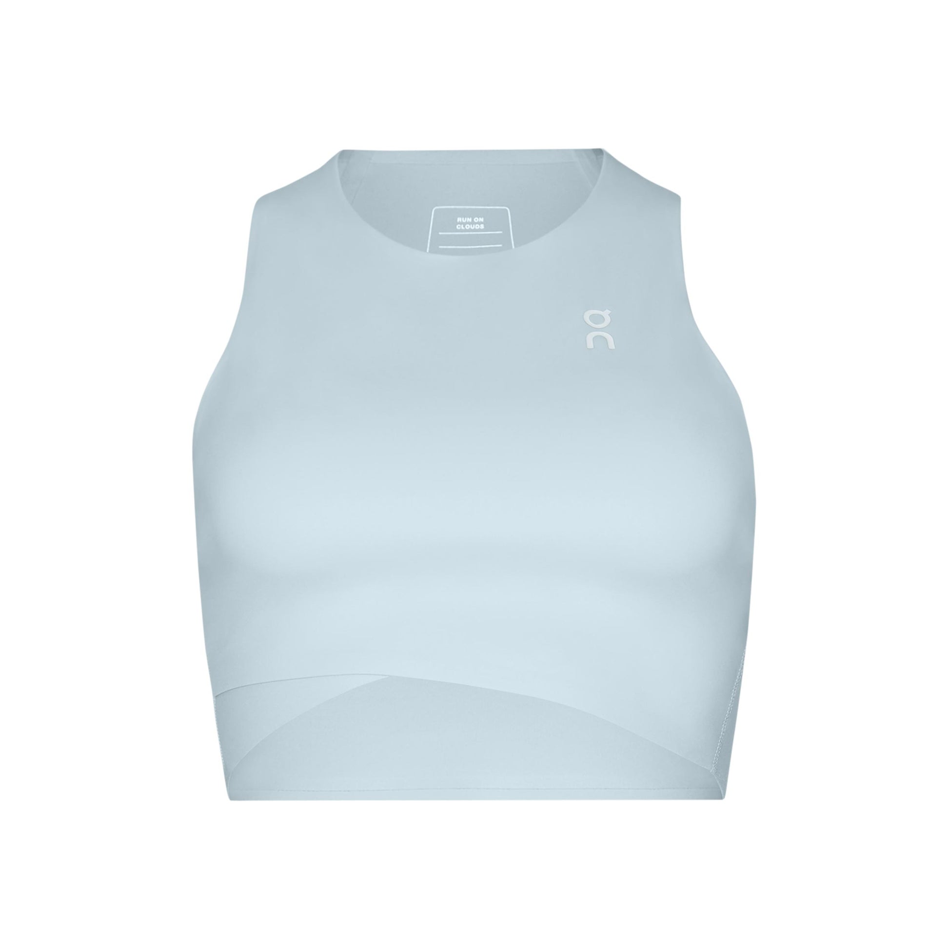 On Court Crop Camiseta De Tirantes Mujeres-Azul-gris