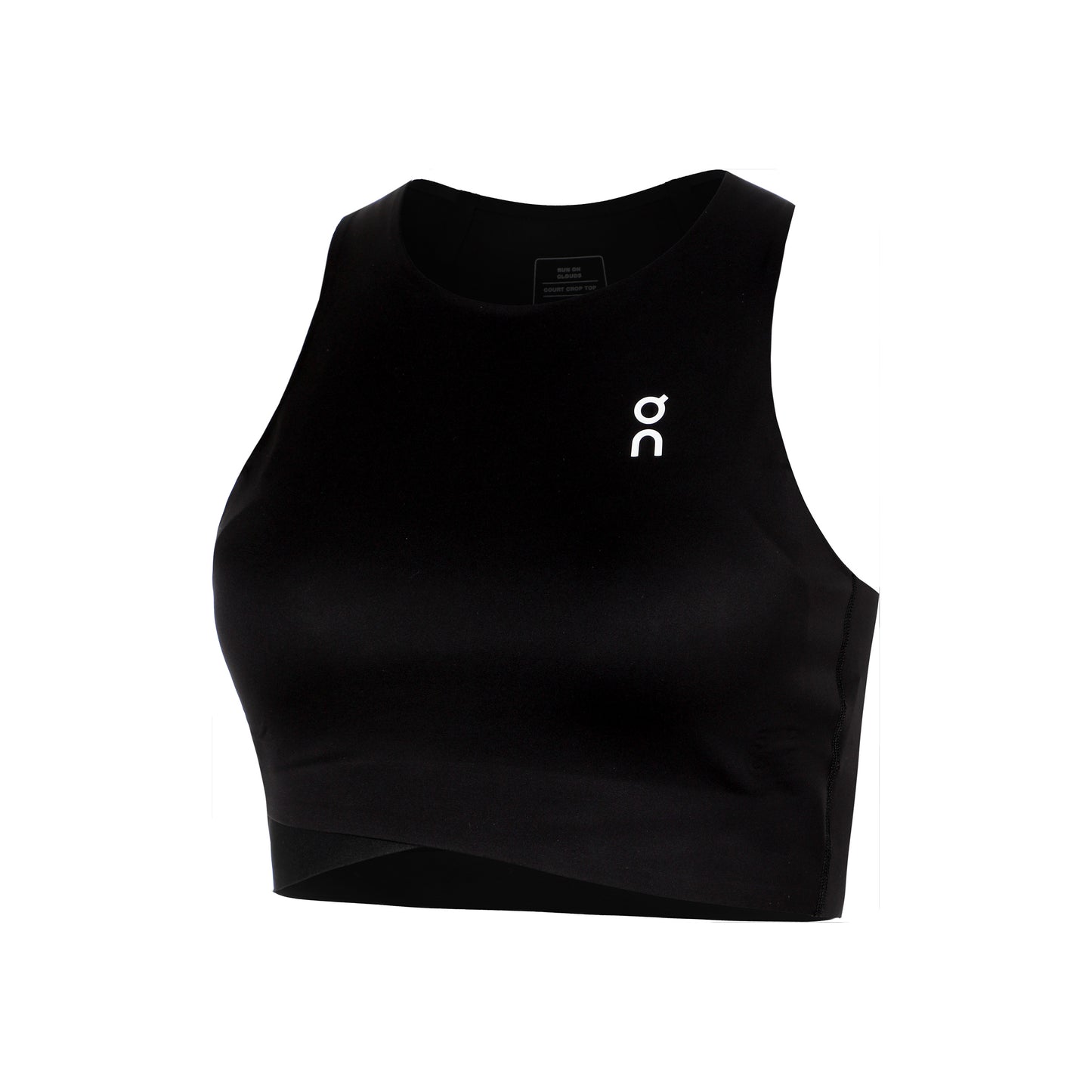 On Court Crop Camiseta De Tirantes Mujeres-Negro