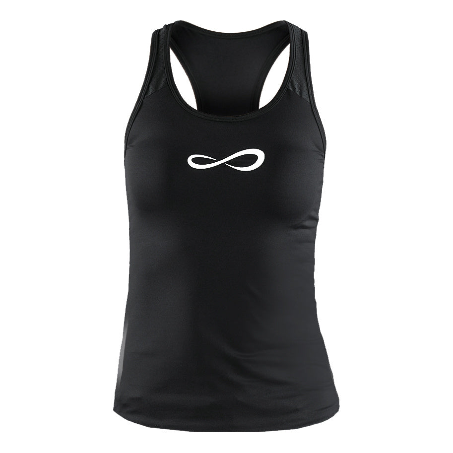 Endless Minimal Camiseta de tirantes Mujeres - negro, blanco