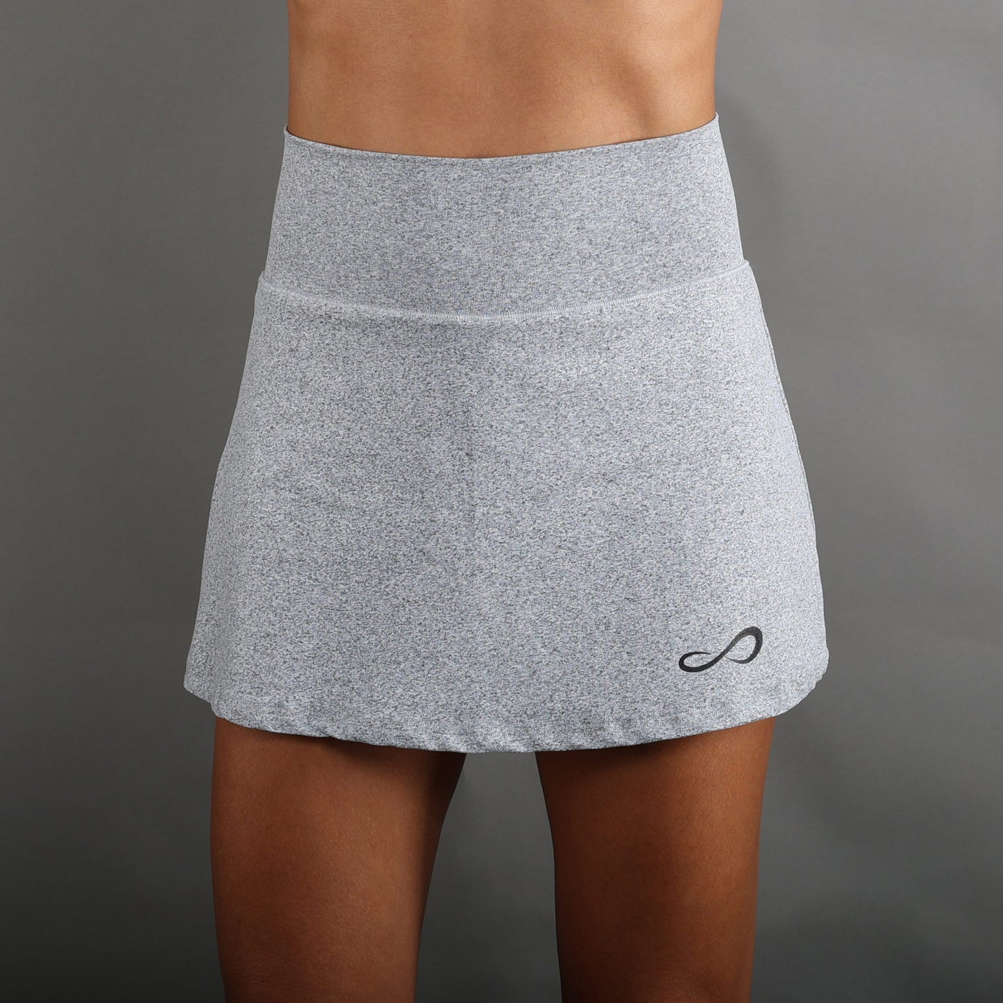 Endless Minimal HW Falda Mujeres-Gris Claro,Negro