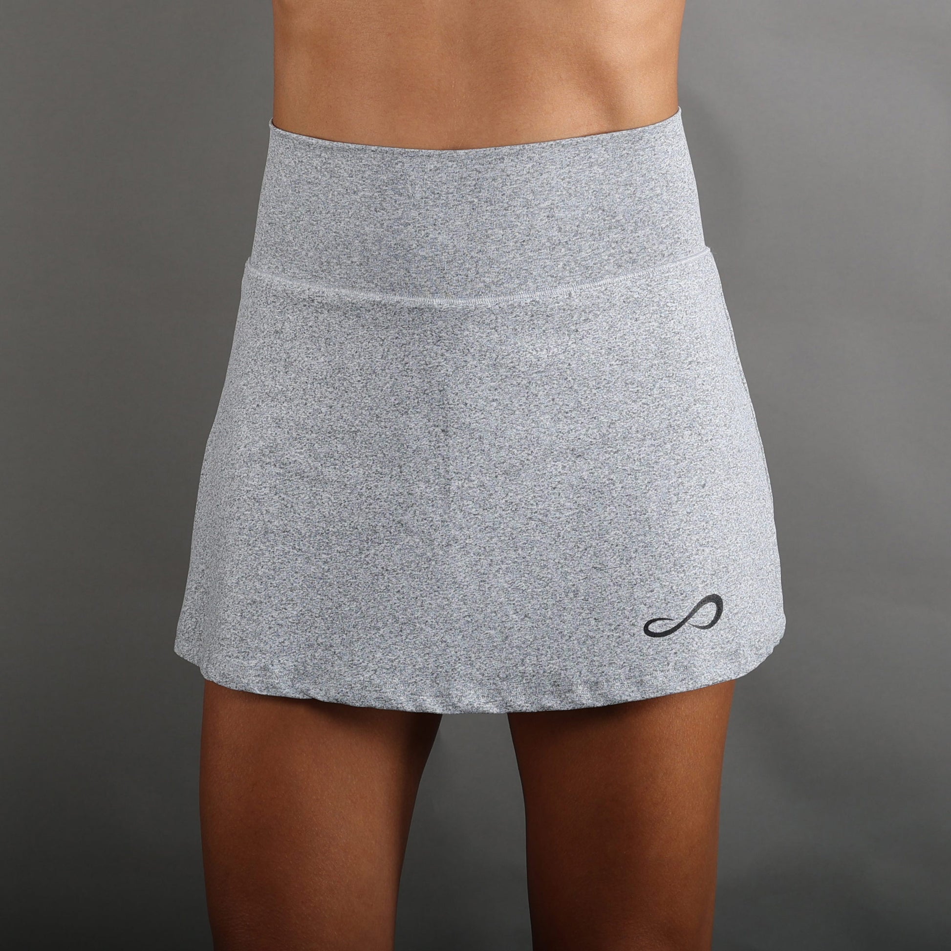 Endless Minimal HW Falda Mujeres-Gris Claro,Negro