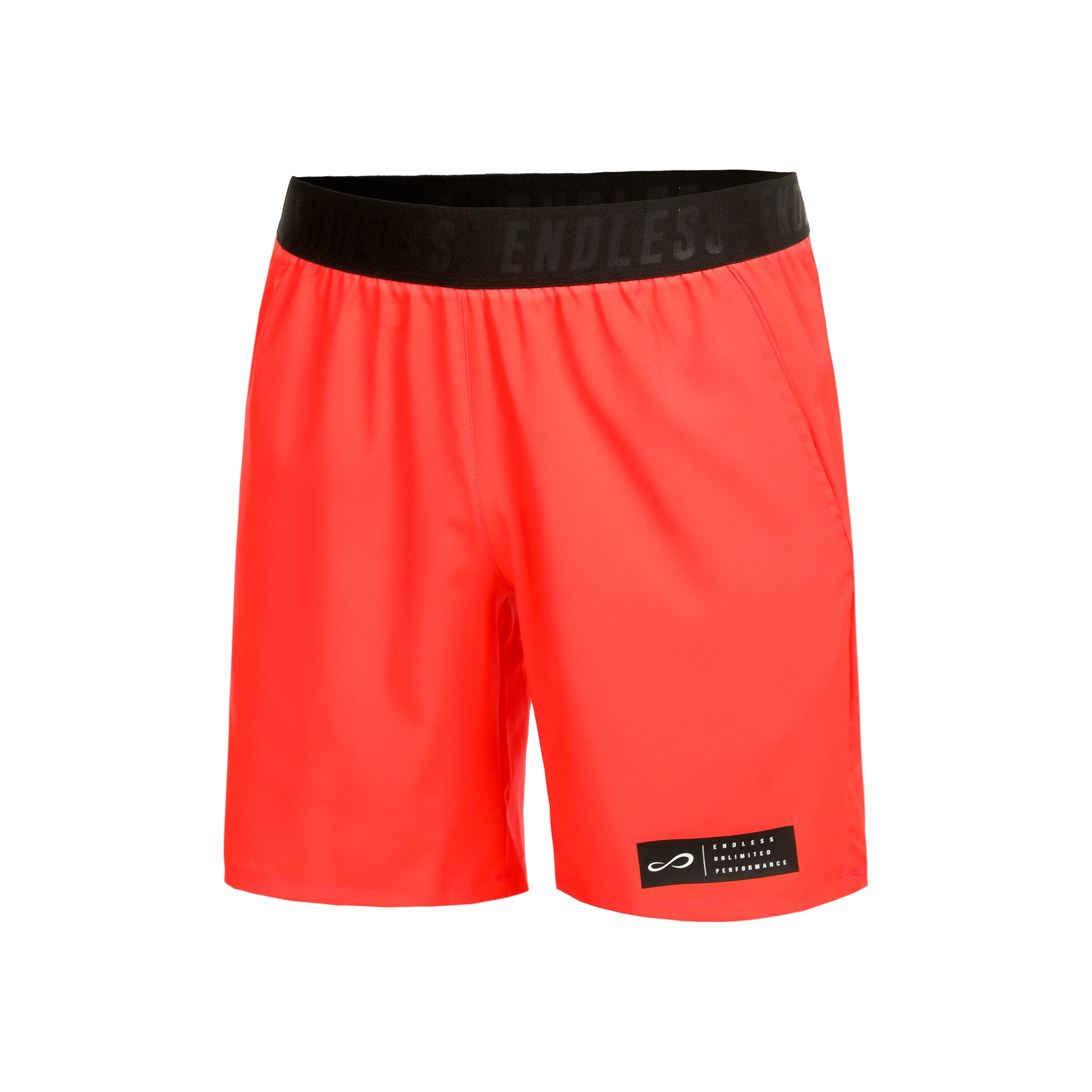 Endless Ace Iconic Shorts Hombres - coral, negro