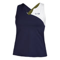 Bliss Camiseta de tirantes Mujeres - azul oscuro, blanco