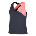 Bliss Camiseta de tirantes Mujeres - gris oscuro, coral