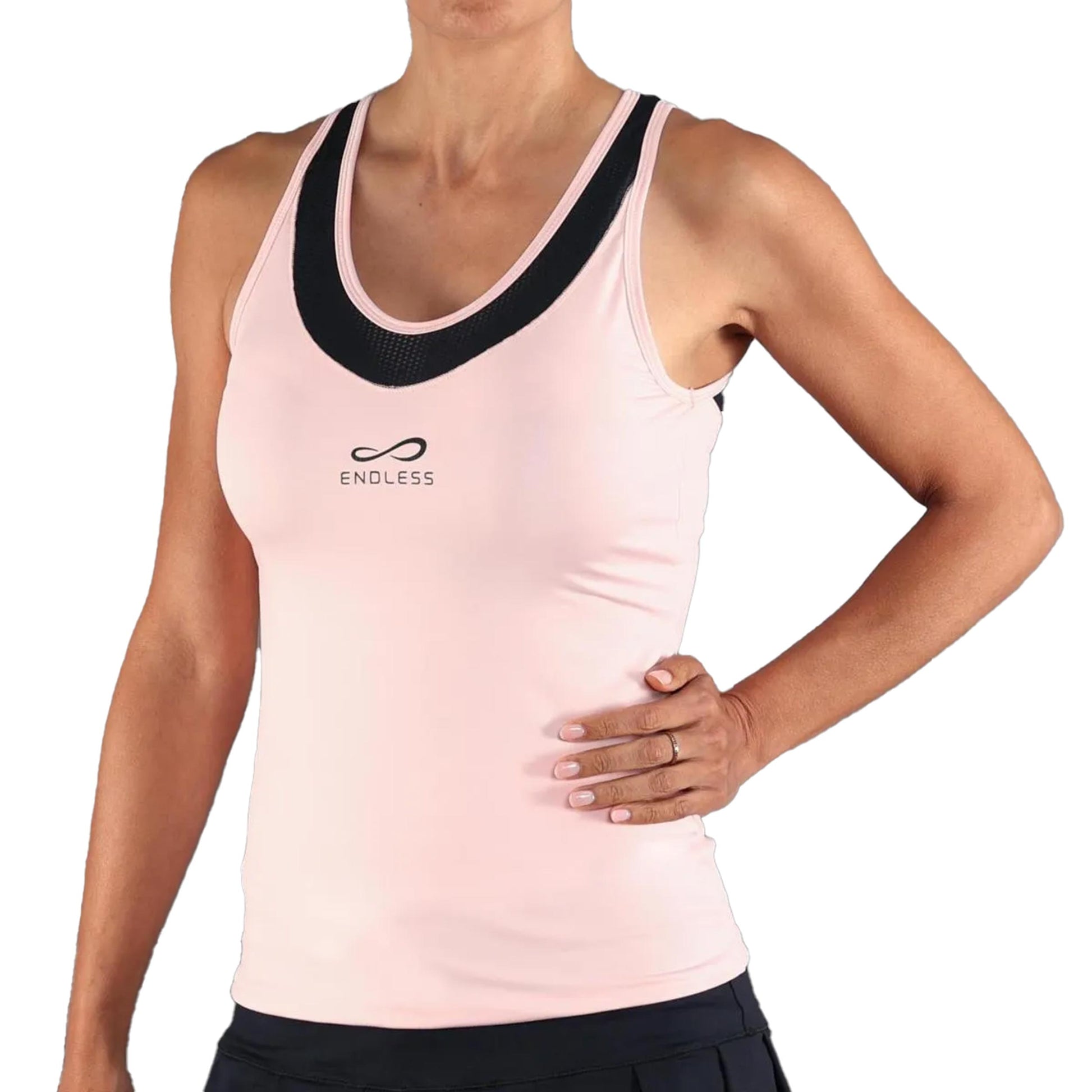 Endless Ottey Camiseta de tirantes - rosa, negro