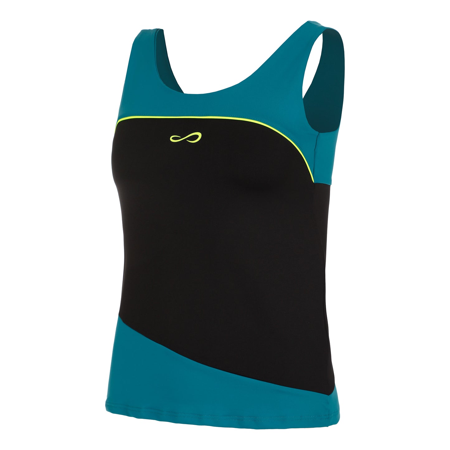 Endless Curve Camiseta De Tirantes Mujeres-Color Petróleo