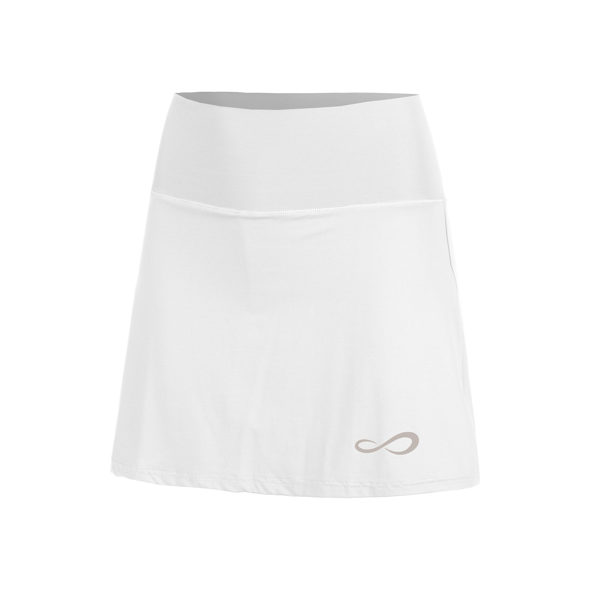Endless Minimal Falda Mujeres-Blanco,Gris