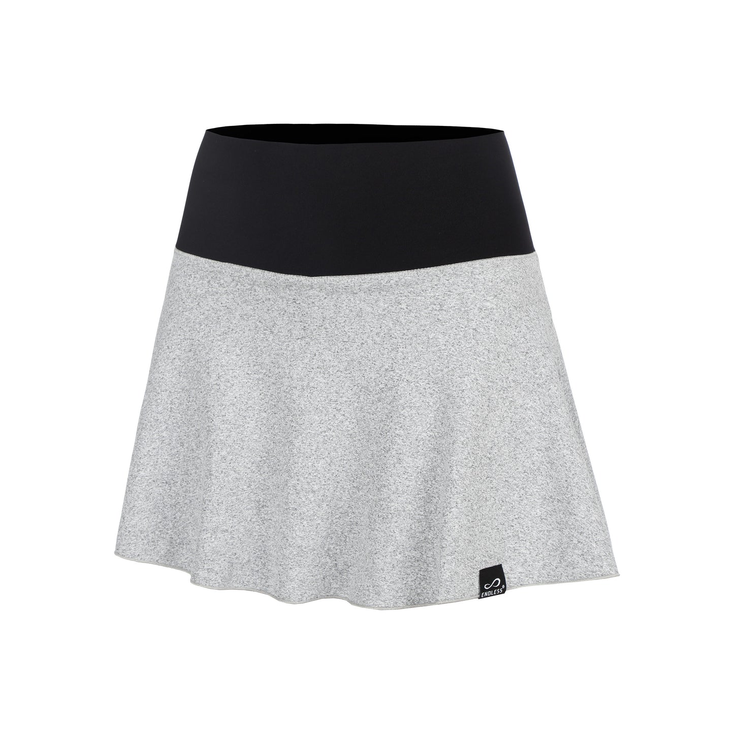 Endless Lux Ii Falda Mujeres-Gris,Negro