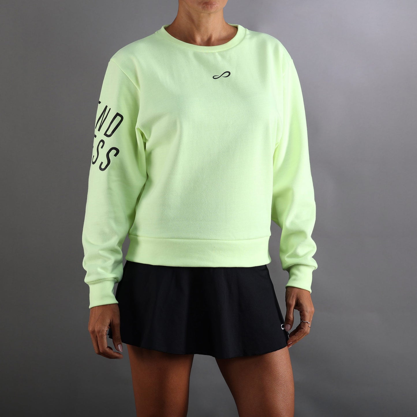 Endless Swell Sudadera Mujeres-Amarillo Neón,Azul Oscuro