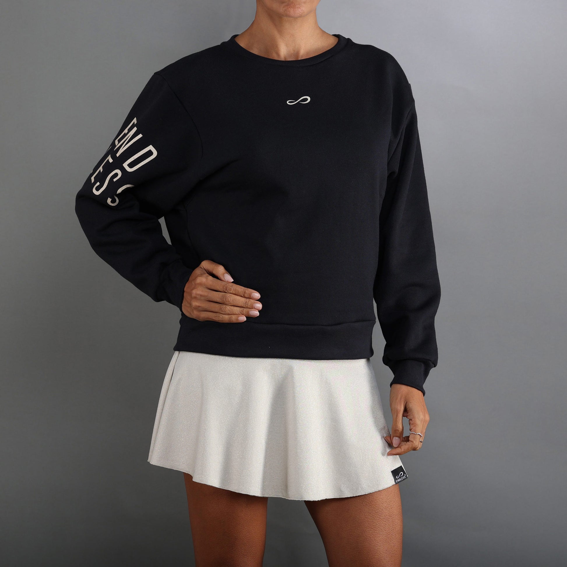 Endless Swell Sudadera Mujeres-Negro,Dorado