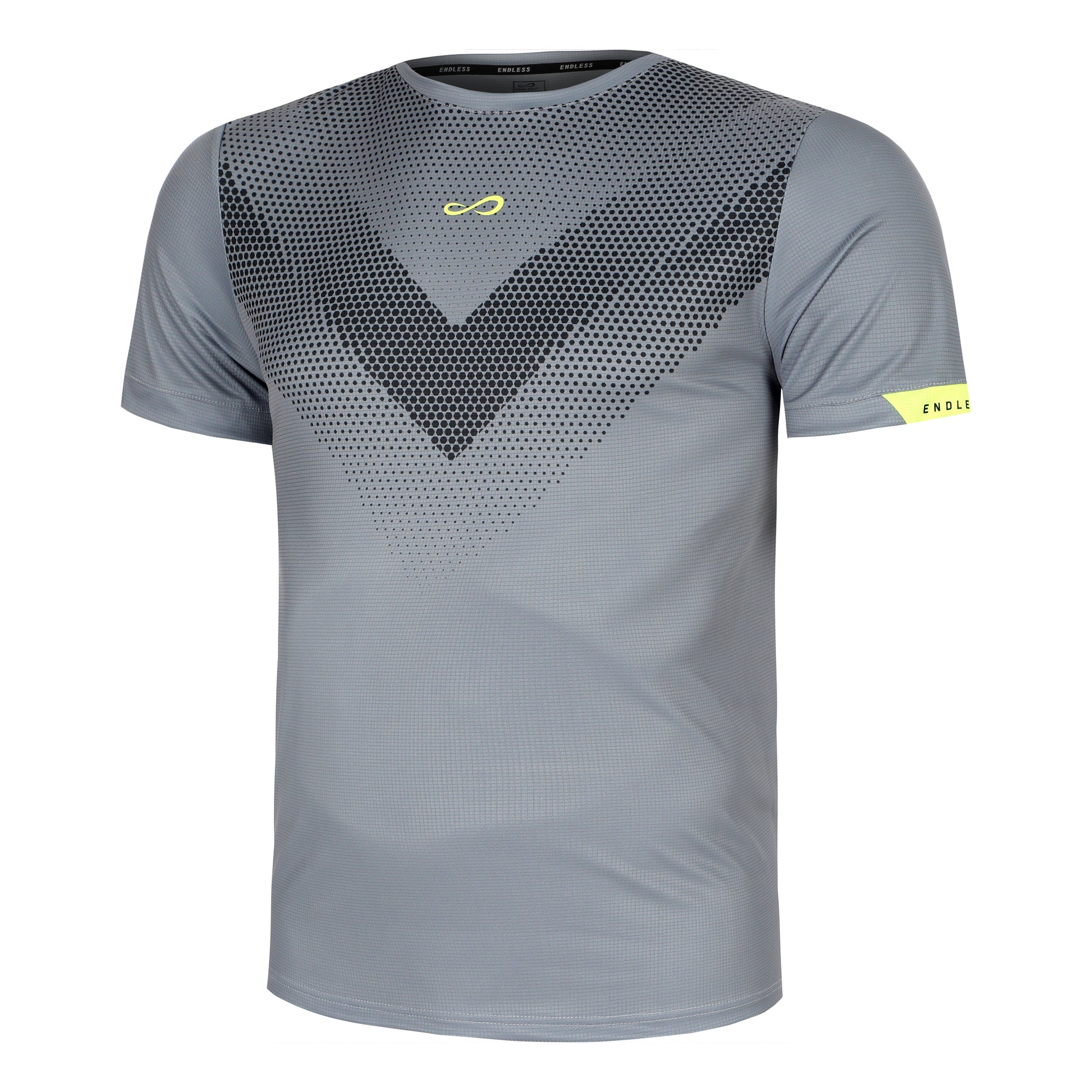 Endless Ace Peak Camiseta De Manga Corta Hombres-Gris