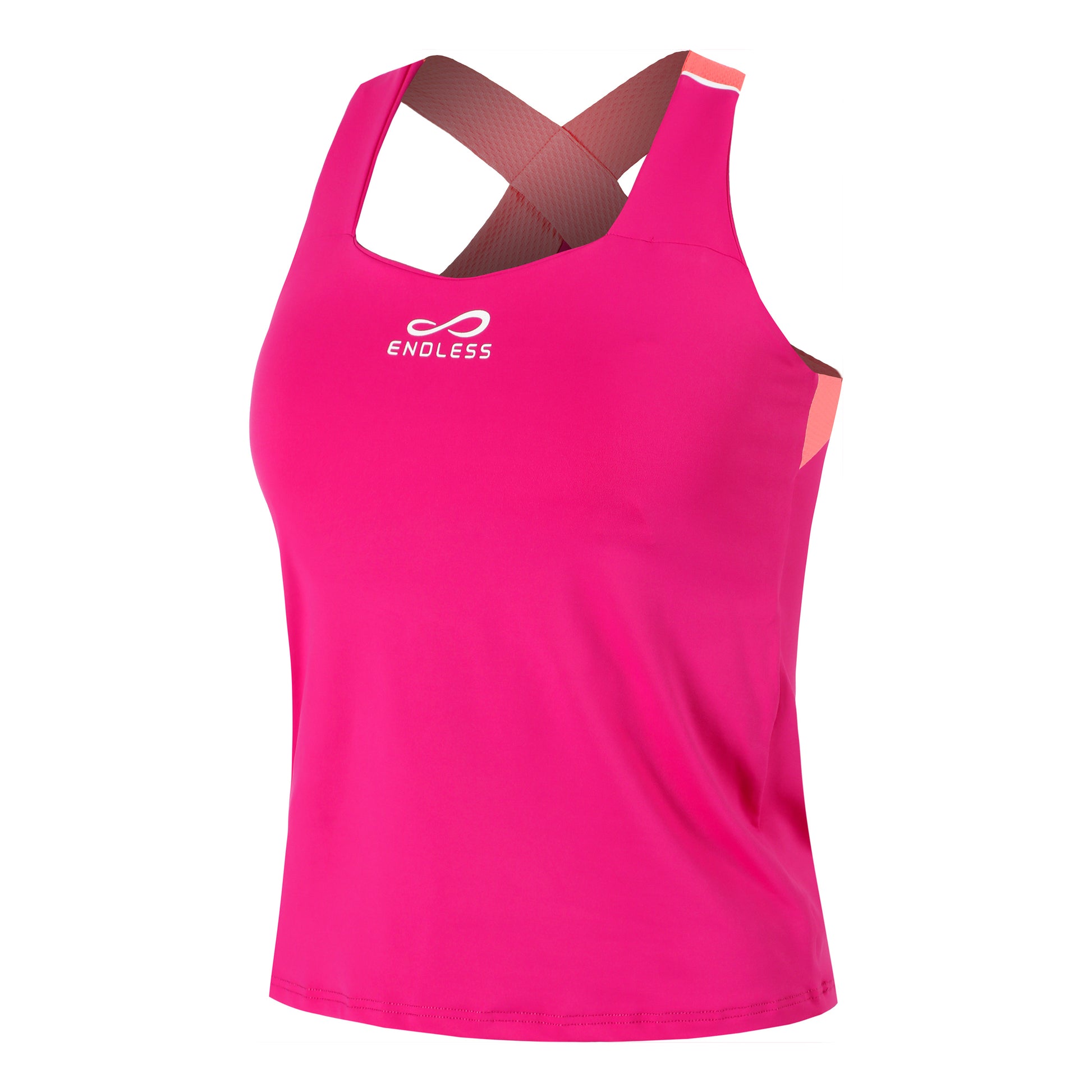 Endless Cross Camiseta De Tirantes Mujeres-Rosa