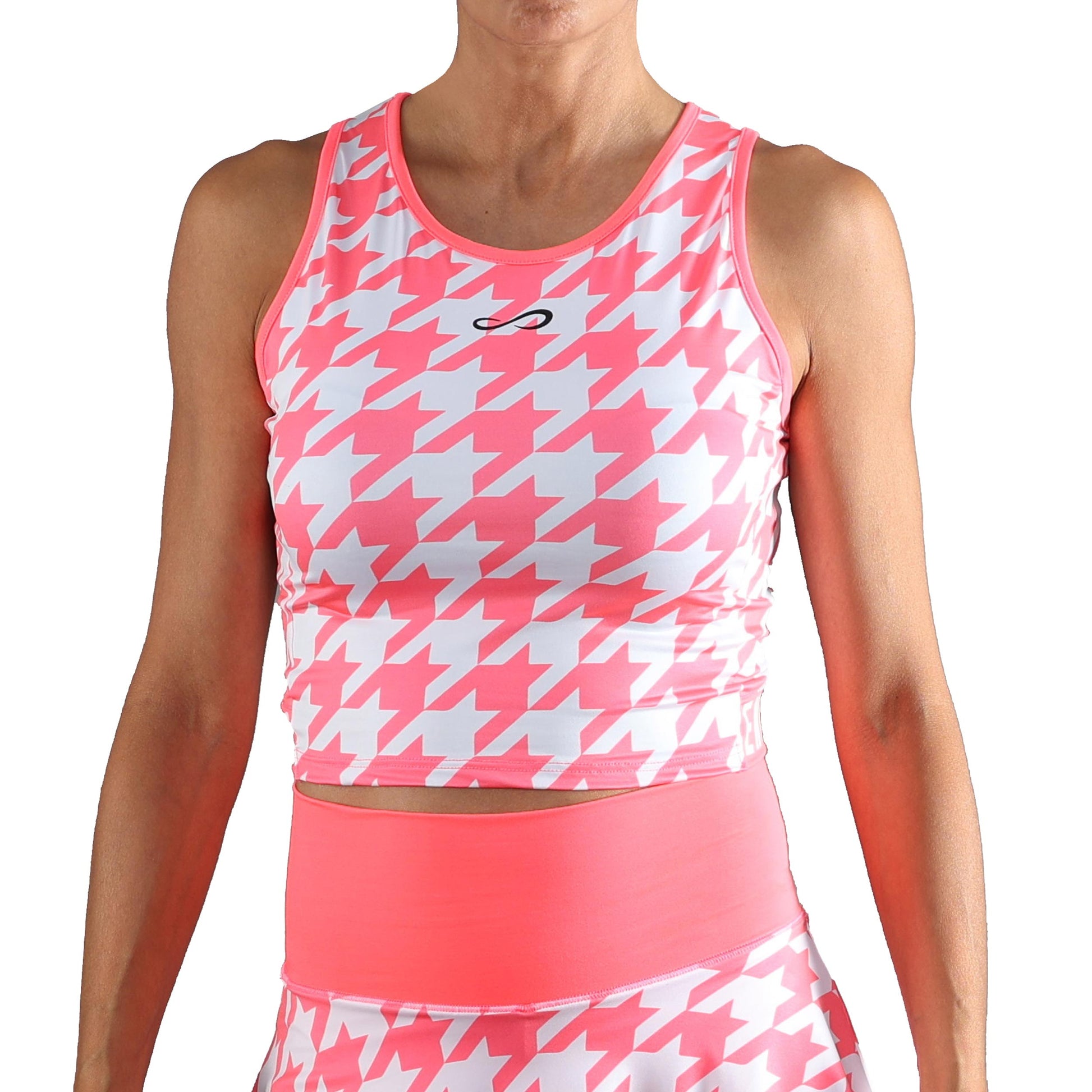 Endless Chill Camiseta De Tirantes Mujeres-Coral,Blanco