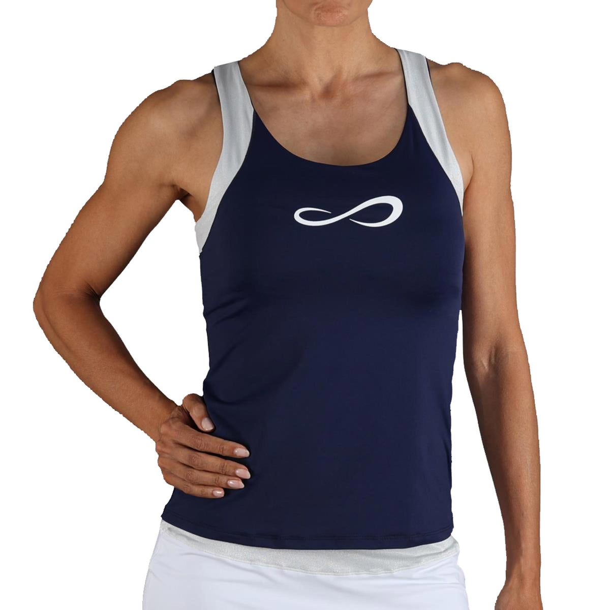 Endless Race Camiseta De Tirantes Mujeres-Azul Oscuro