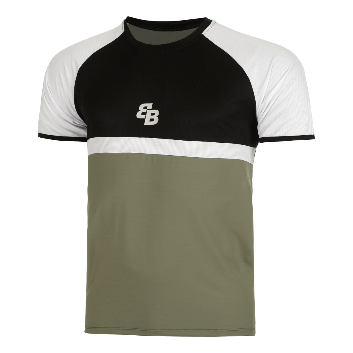 BB by Belen Berbel Classy Camiseta de manga corta Hombres - oliva, negro