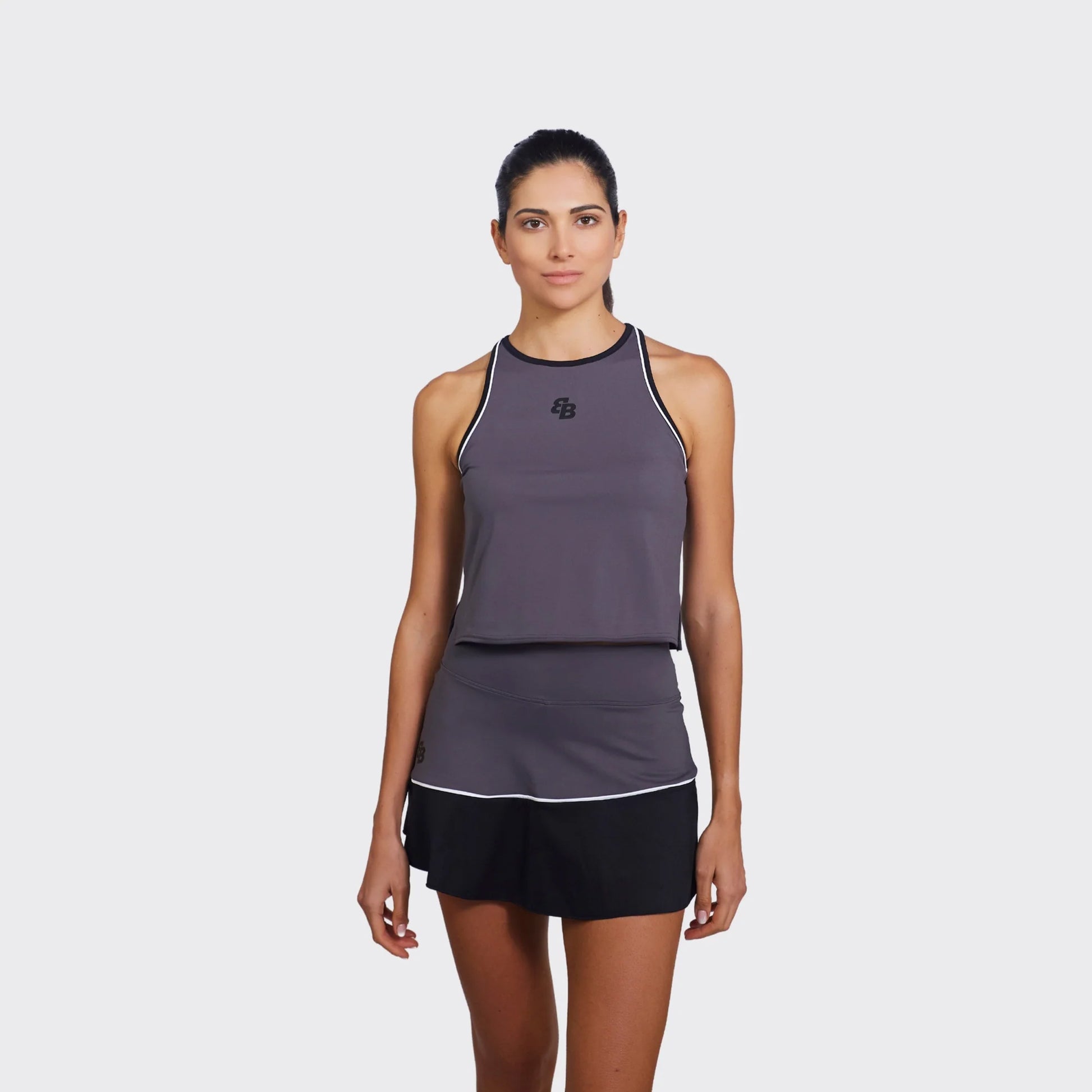 BB by Belen Berbel Selene Camiseta de tirantes Mujeres-gris oscuro