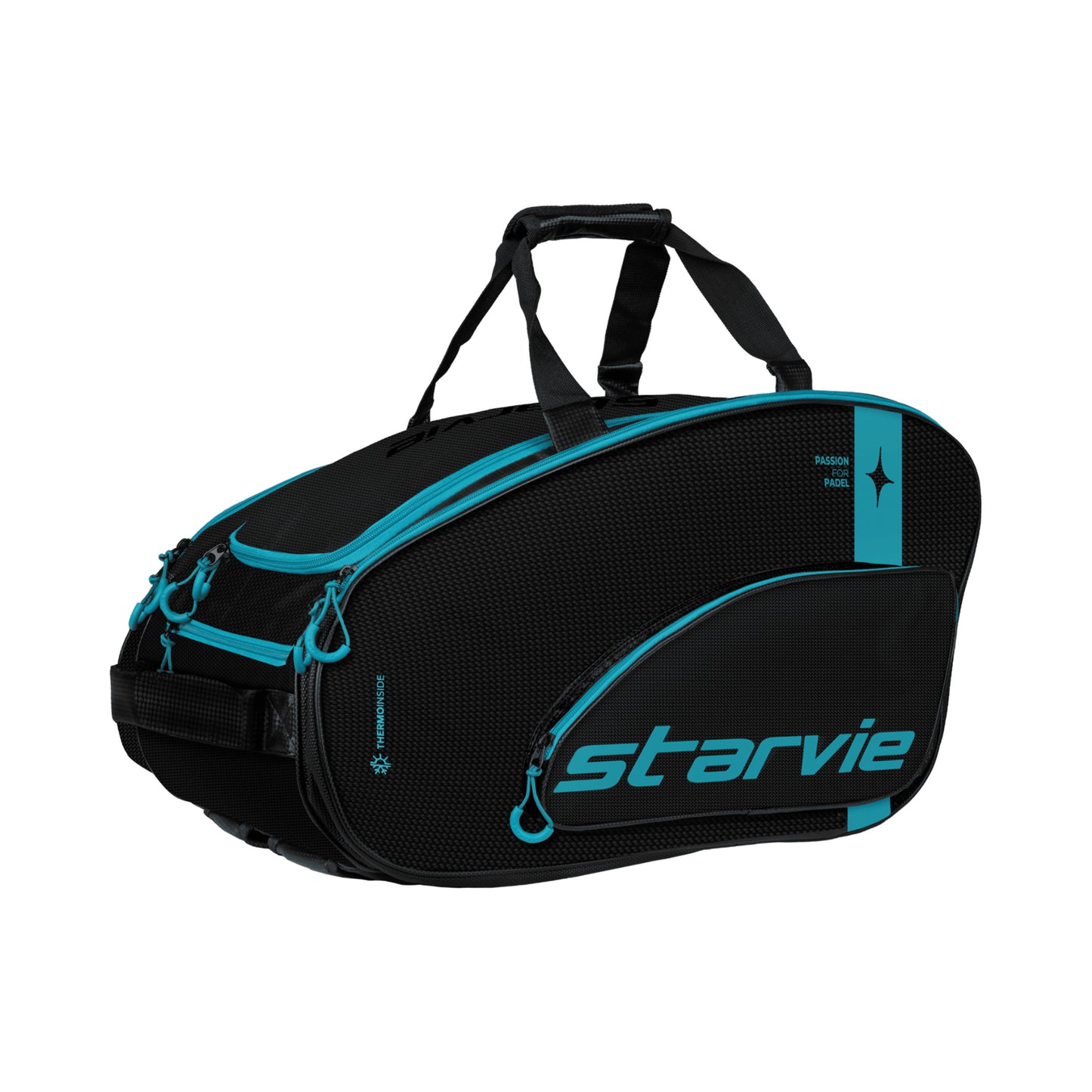Starvie Premium Racing Drax Paletero-Negro,Turquesa