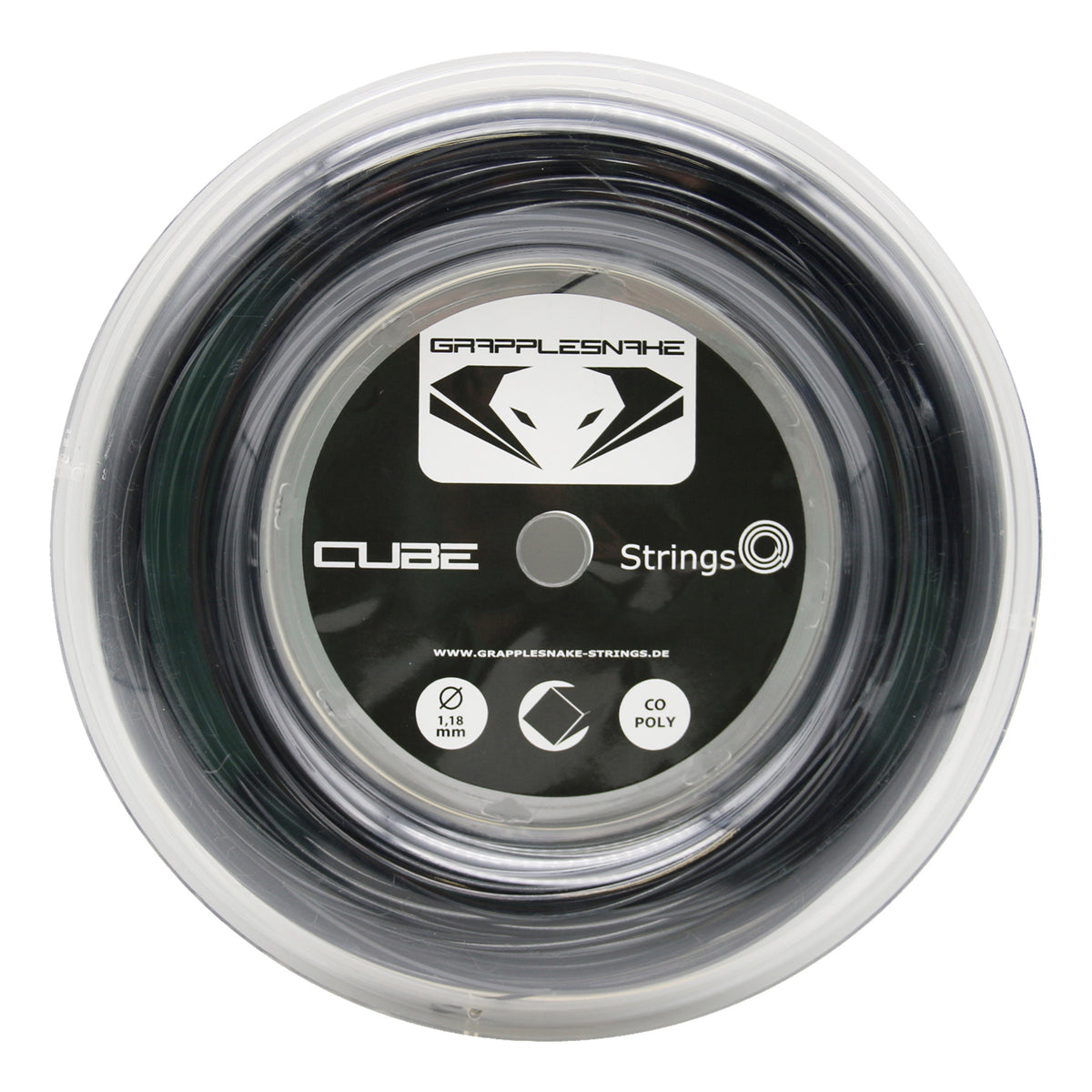 Grapplesnake Cube Bobinas de cordaje 200m - negro