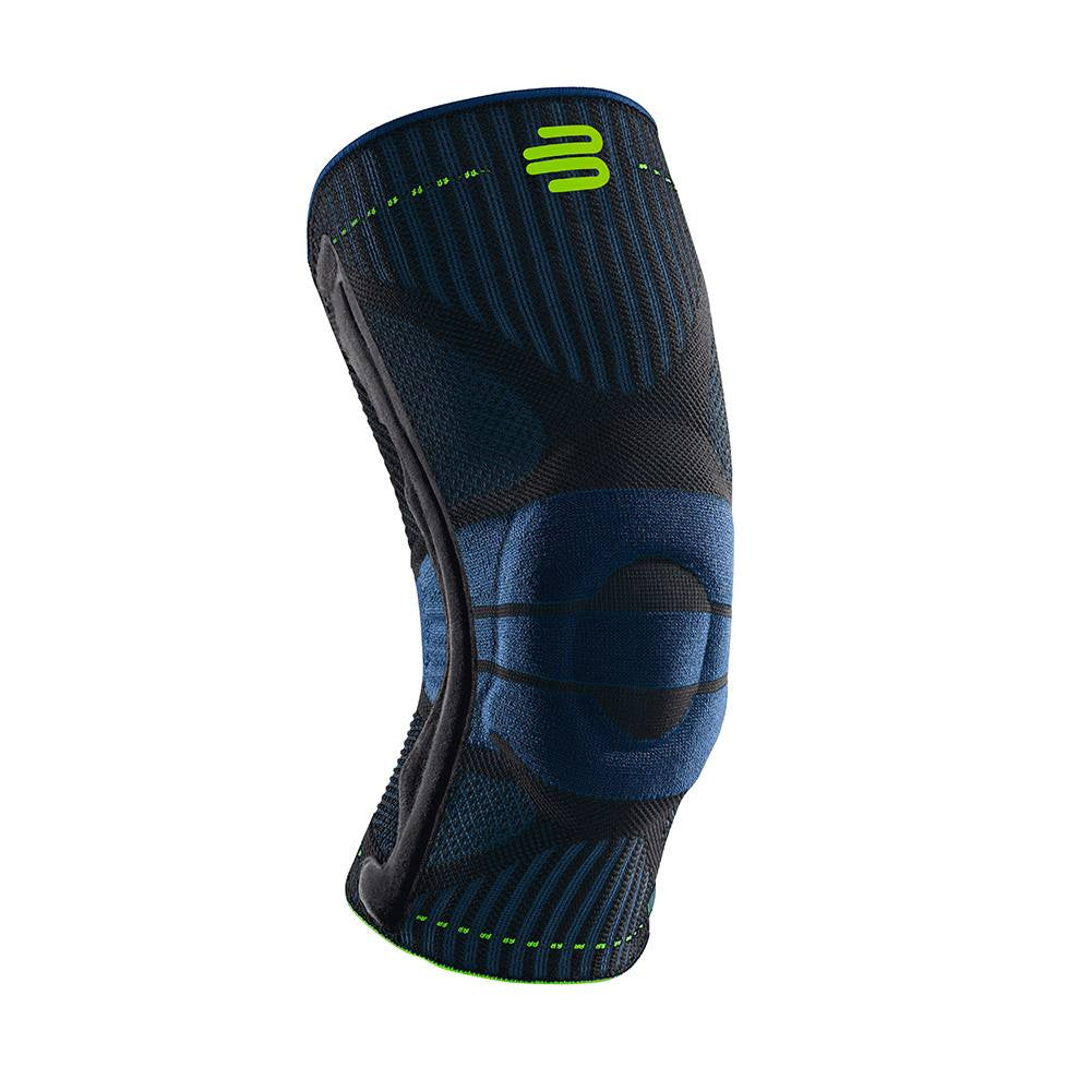 Bauerfeind Sports Knee Support Vendaje De Rodilla-Negro,Azul Oscuro