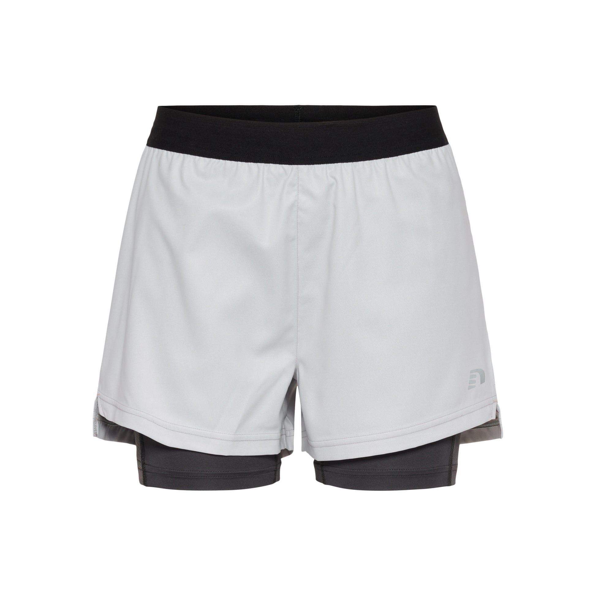 Newline 2in1 Shorts Mujeres - blanco, negro