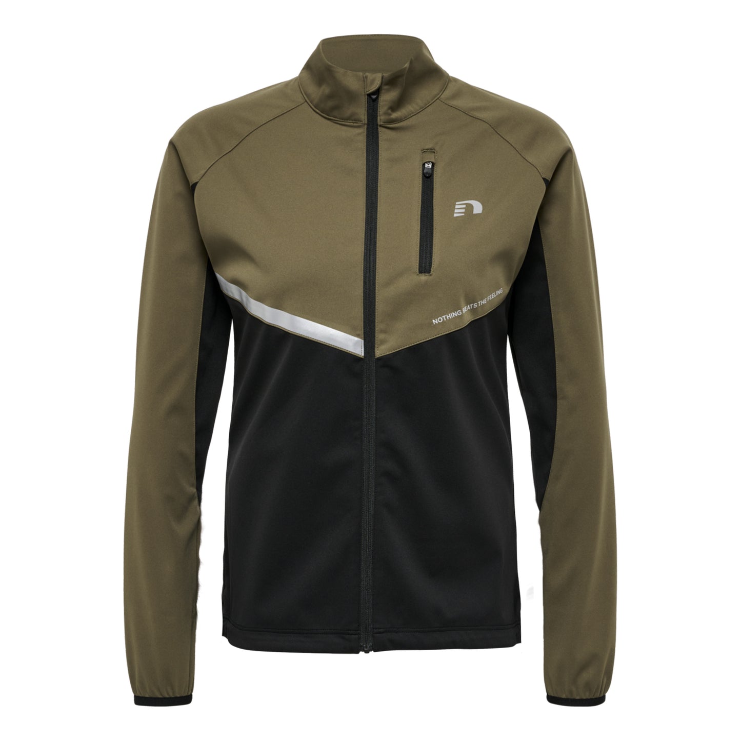 Newline Boston Shell Jacket Chaqueta Softshell Hombres-Negro,Oliva