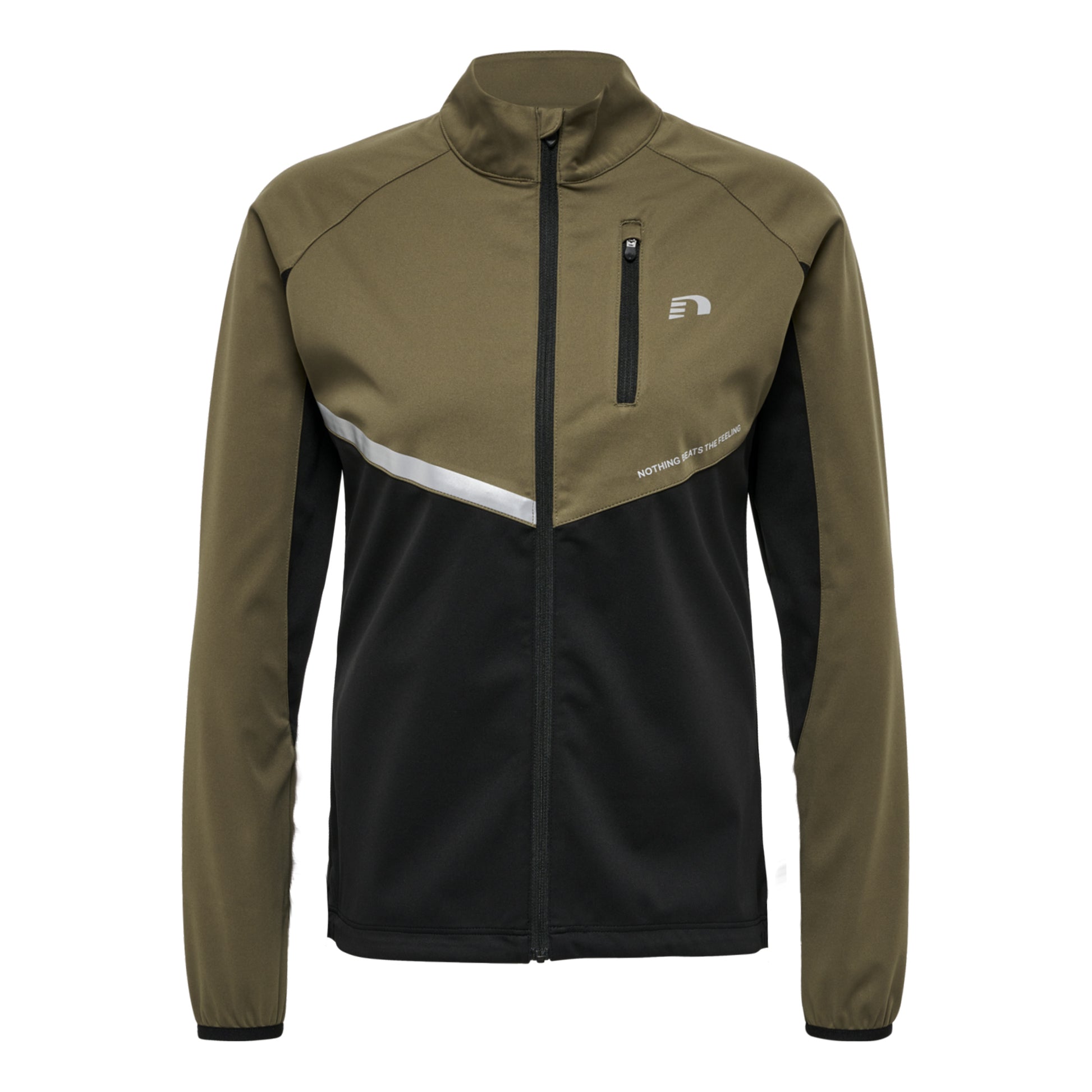 Newline Boston Shell Jacket Chaqueta Softshell Hombres-Negro,Oliva