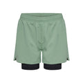 Dallas Shorts 2in1 Shorts Mujeres-Verde