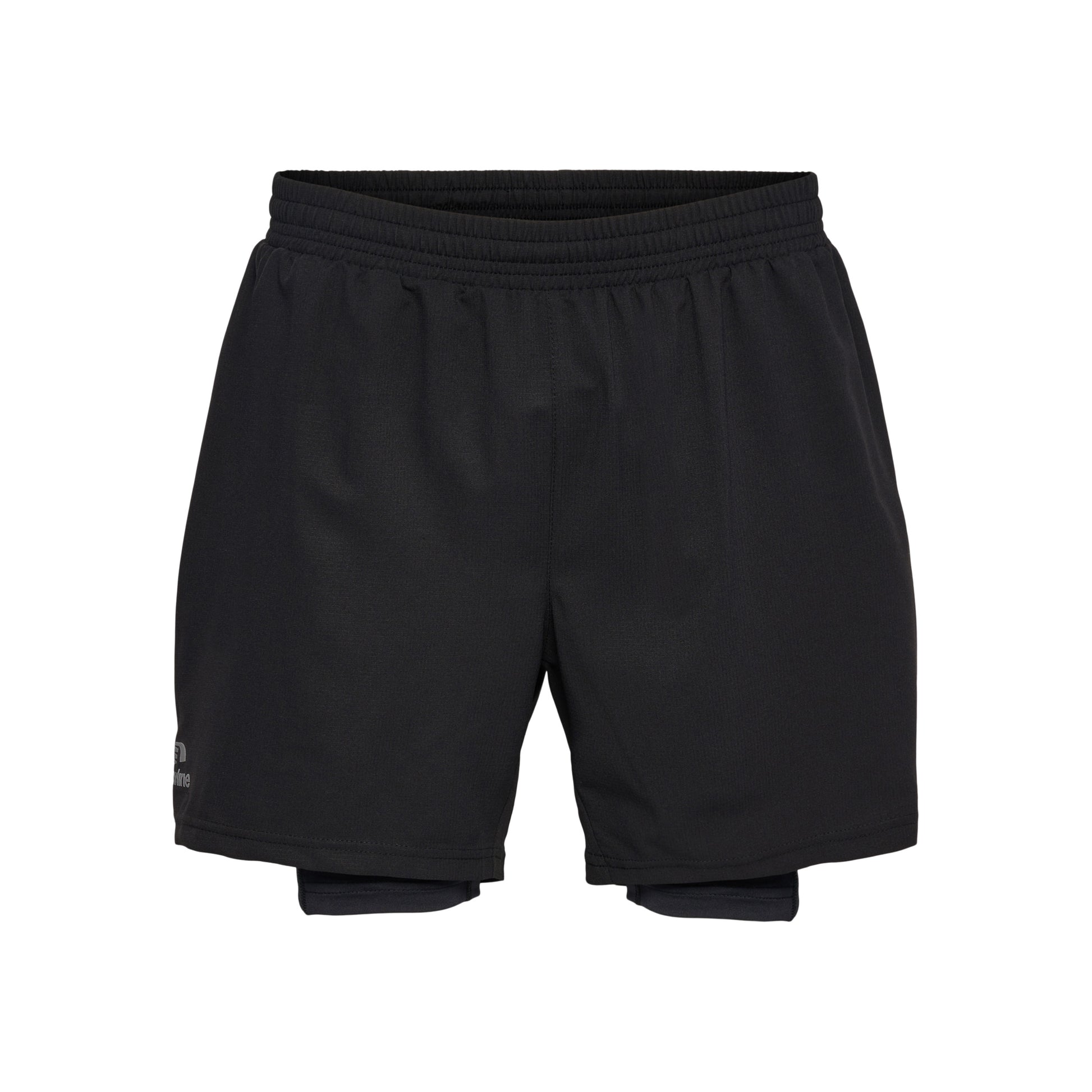 Newline Dallas 2in1 Shorts Hombres-Negro