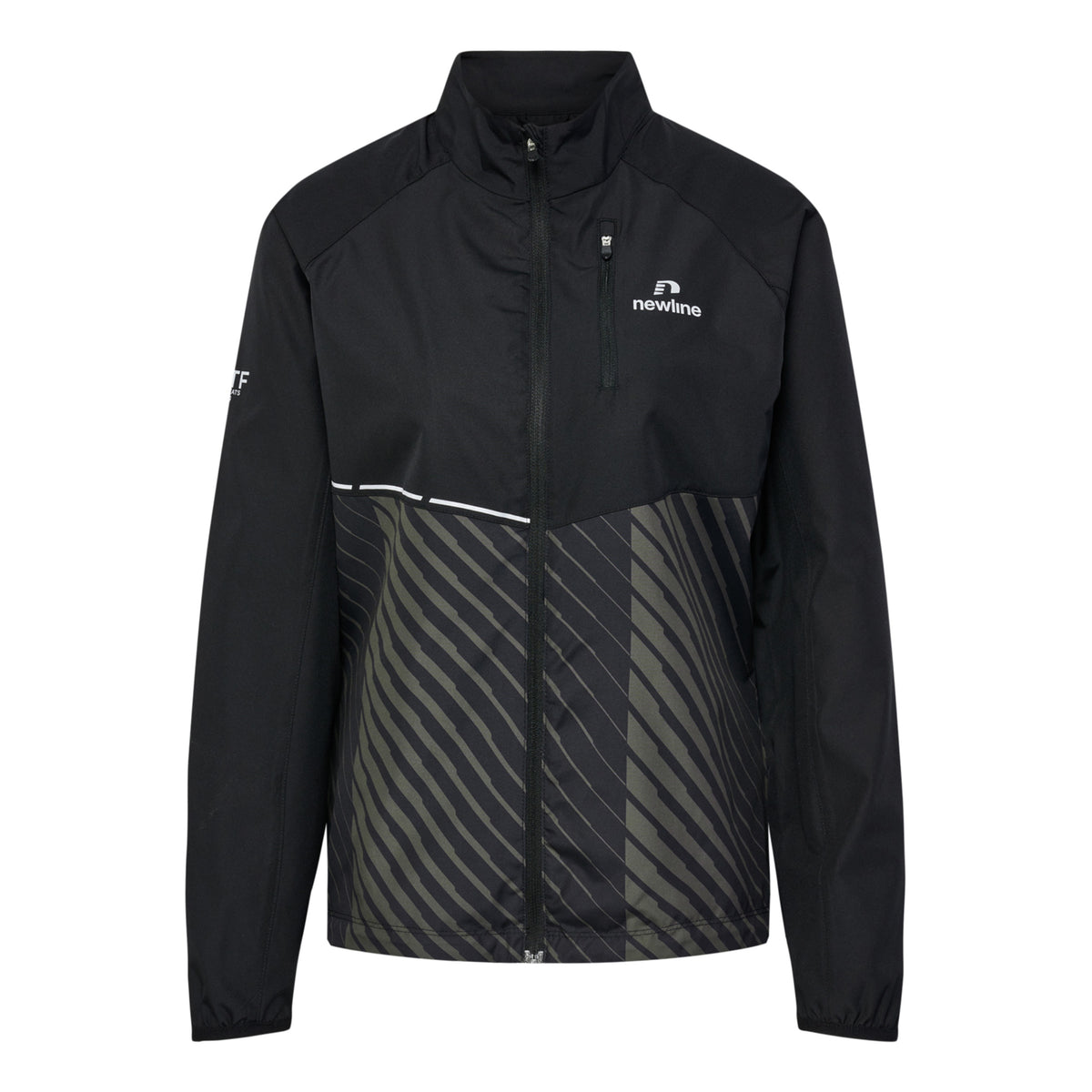 Newline Pace Chaqueta para correr Mujeres - negro, beige