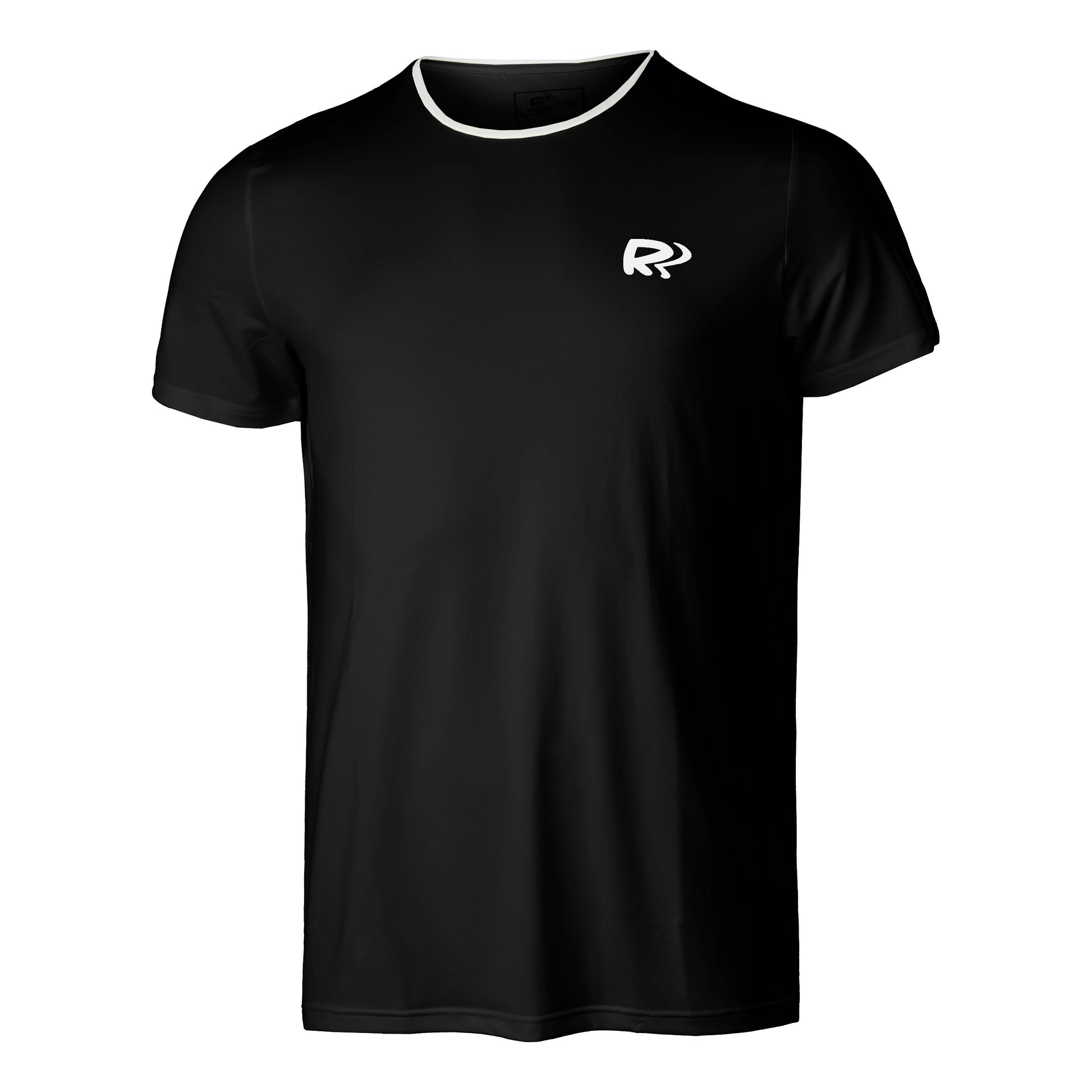 Racket Roots Teamline Camiseta De Manga Corta Hombres-Negro