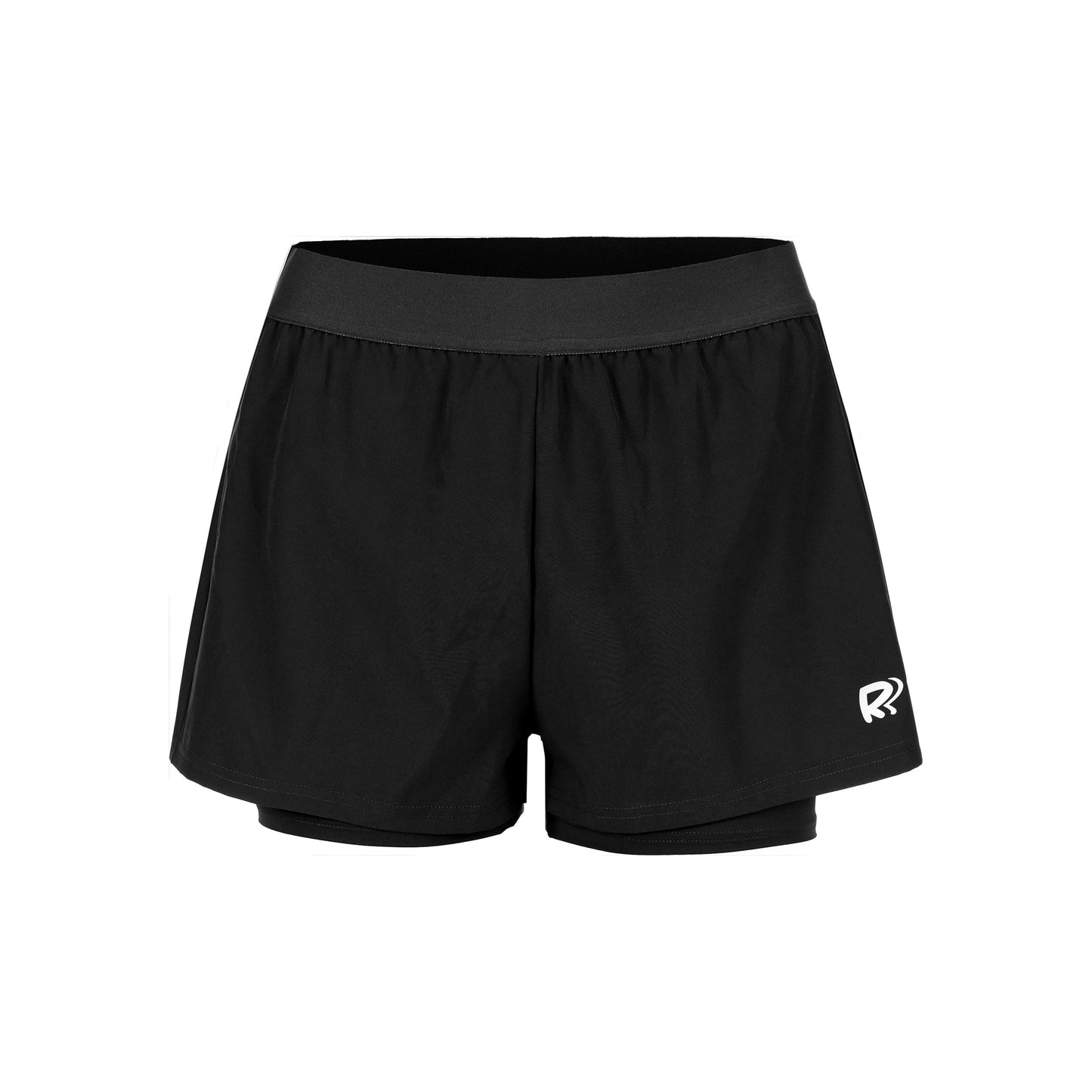 Racket Roots Teamline 2in1 Shorts Mujeres - negro