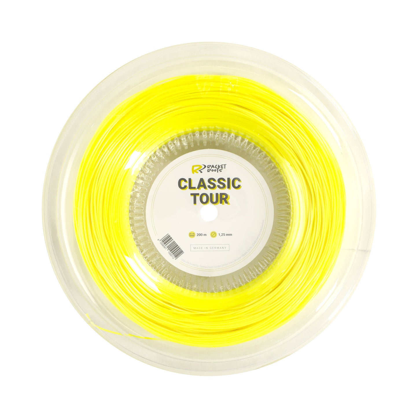 Racket Roots RR Classic Tour Bobinas De Cordaje 200m-Amarillo Neón