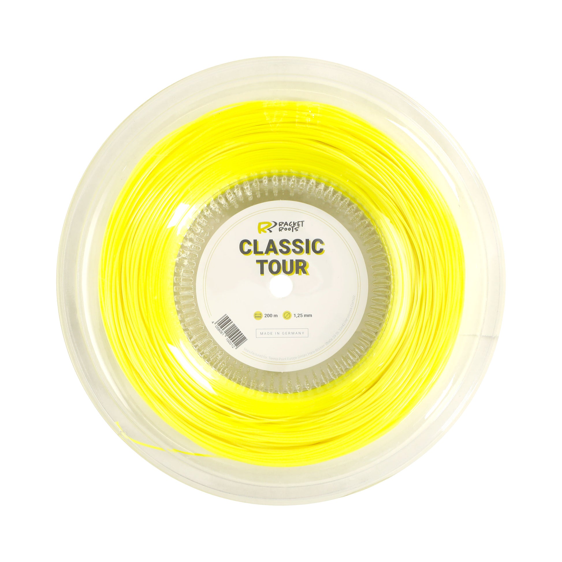 Racket Roots RR Classic Tour Bobinas De Cordaje 200m-Amarillo Neón