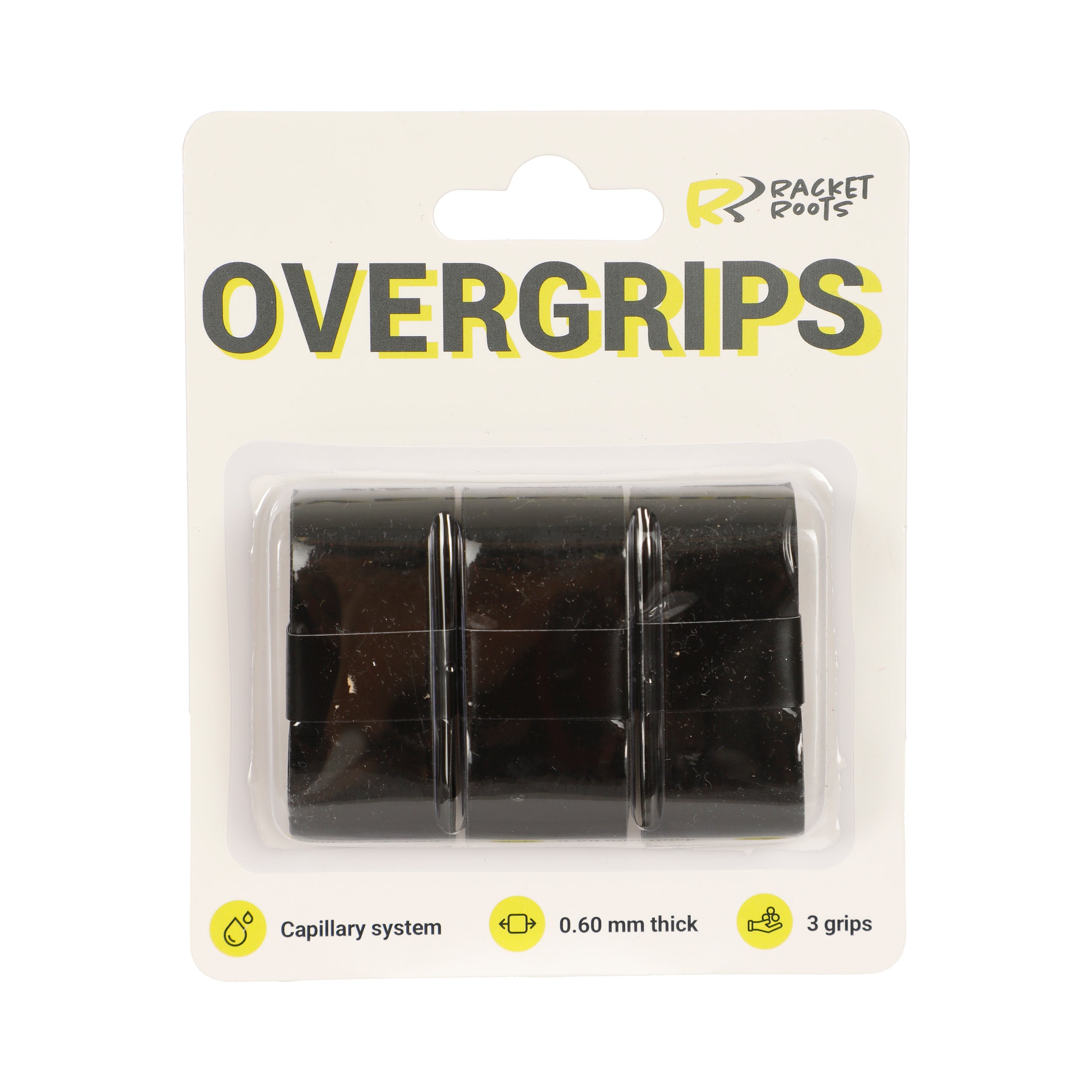 Racket Roots RR Grip Pack De 3-Negro