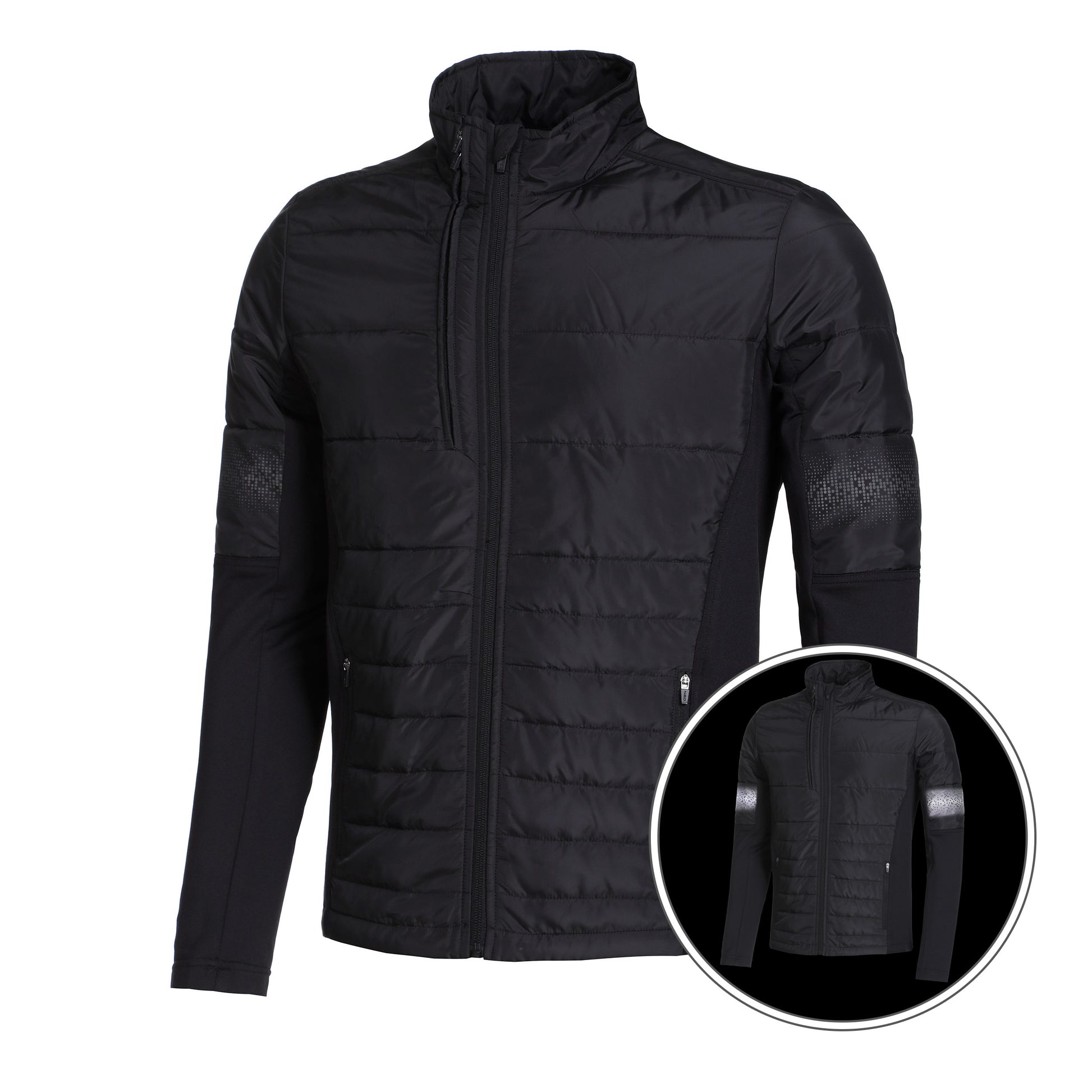 NEO Clima Chaqueta Para Correr Hombres-Negro